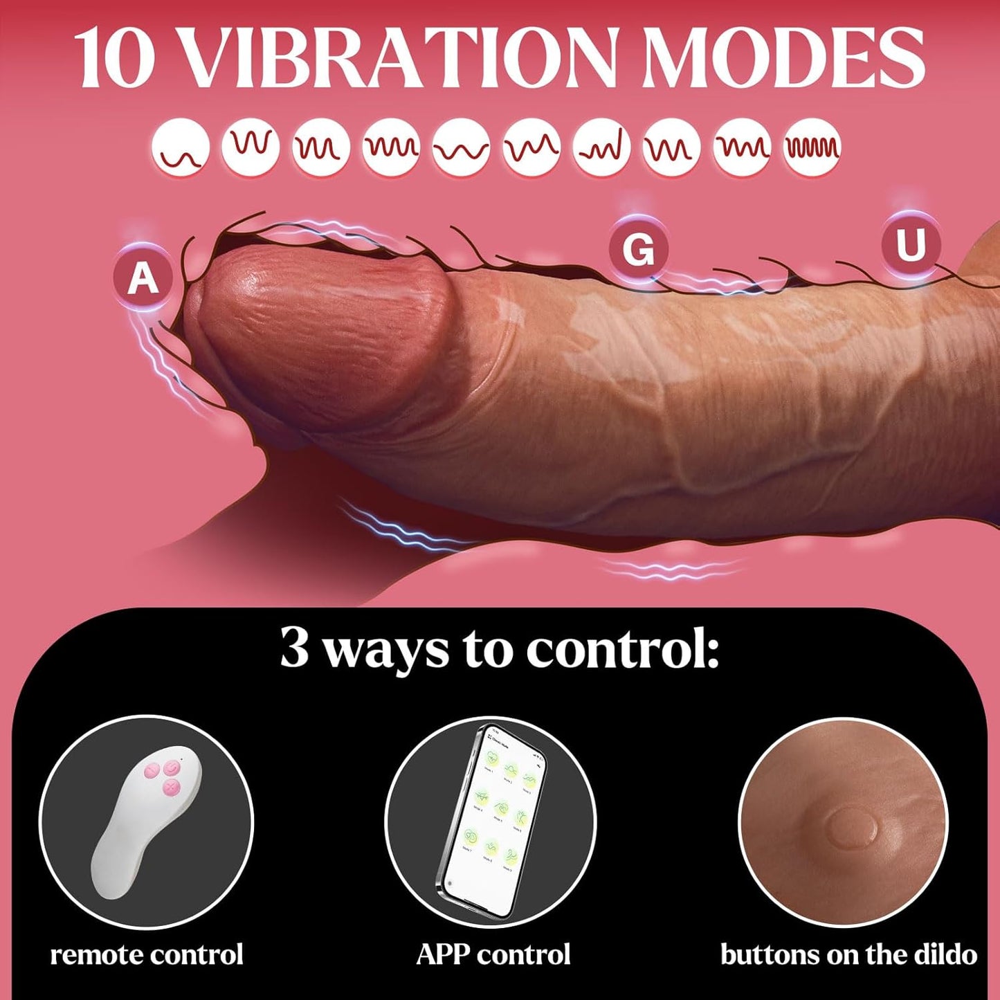 EclipsePlug Foreskin Vibrating Dildo