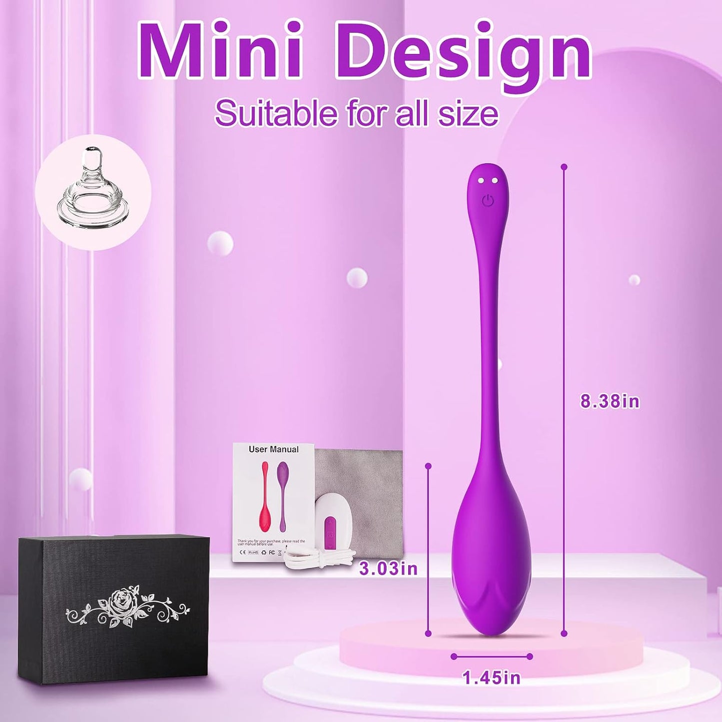HaloCharm Egg Vibrator Dildo