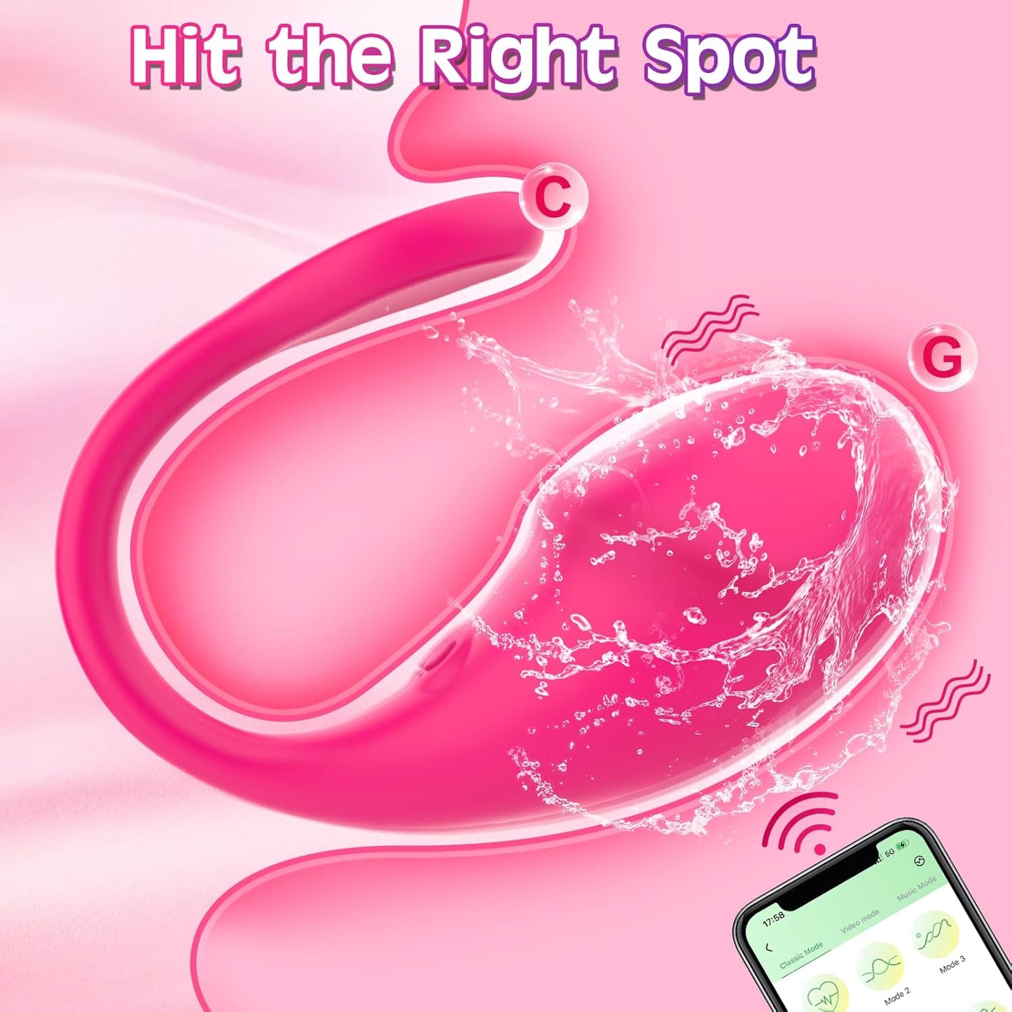 SirenFleur Wearable Mini G-Spot Egg Vibrator