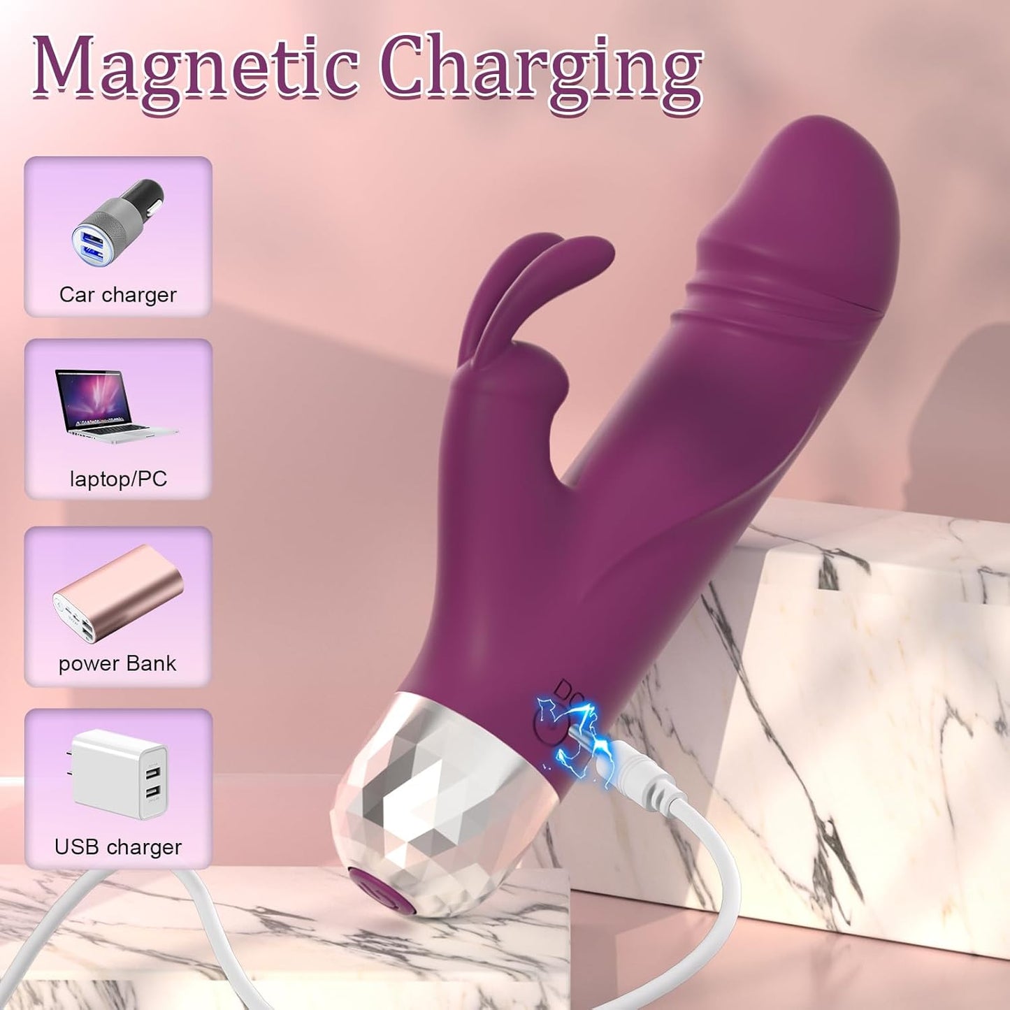 DesirePulse Mini G - Spot Rabbit Vibrator - SinfulX