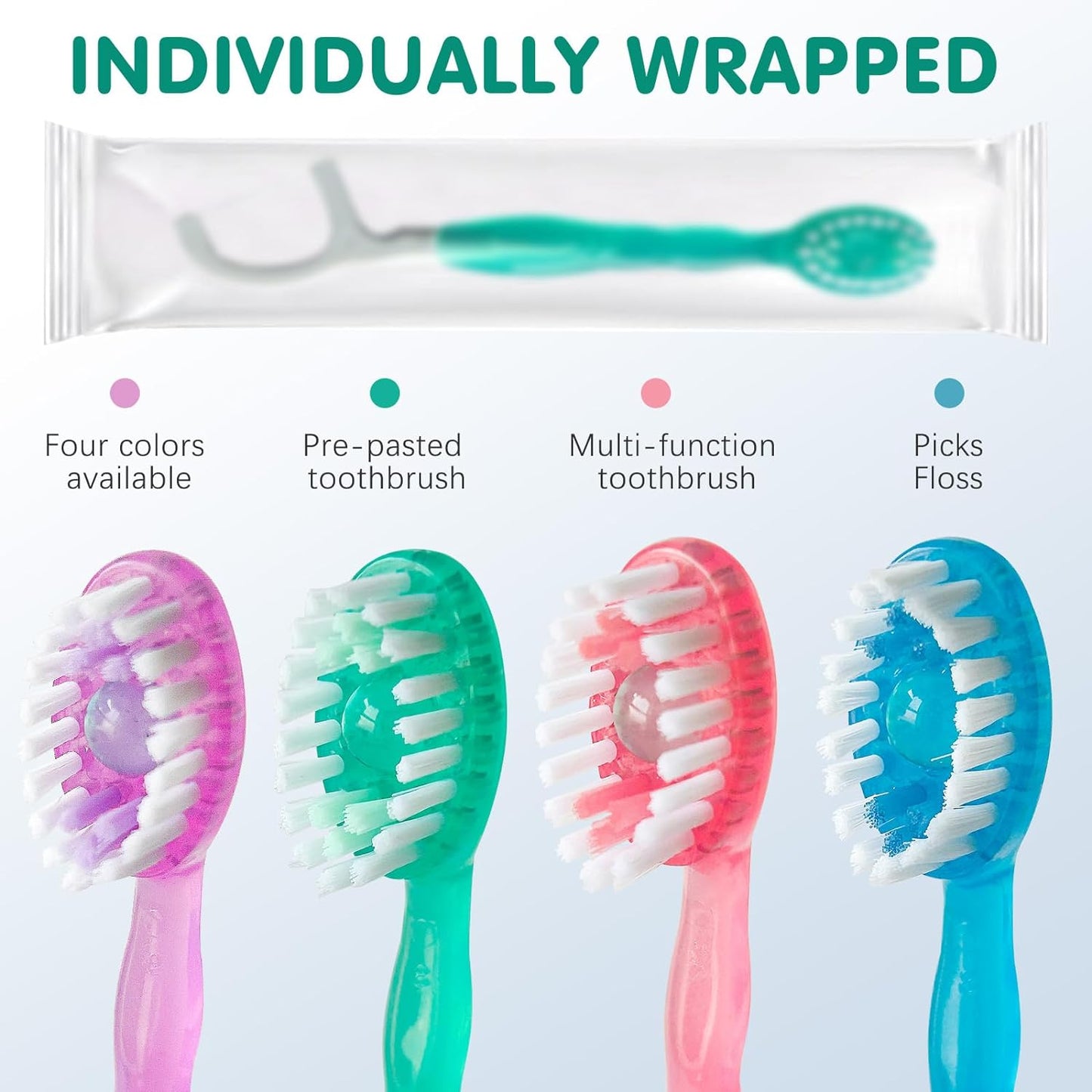 Morning After Disposable Mini Toothbrushes
