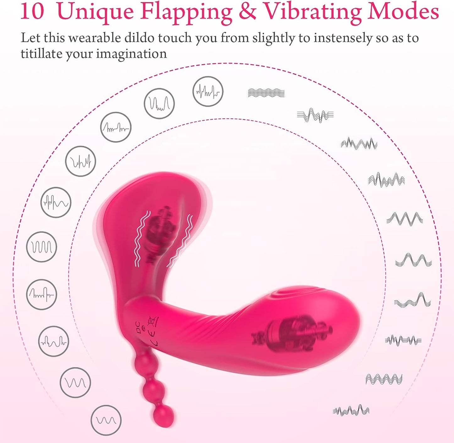 EtherealLoom Remote Control Triple Stimulation Vibrator - SinfulX