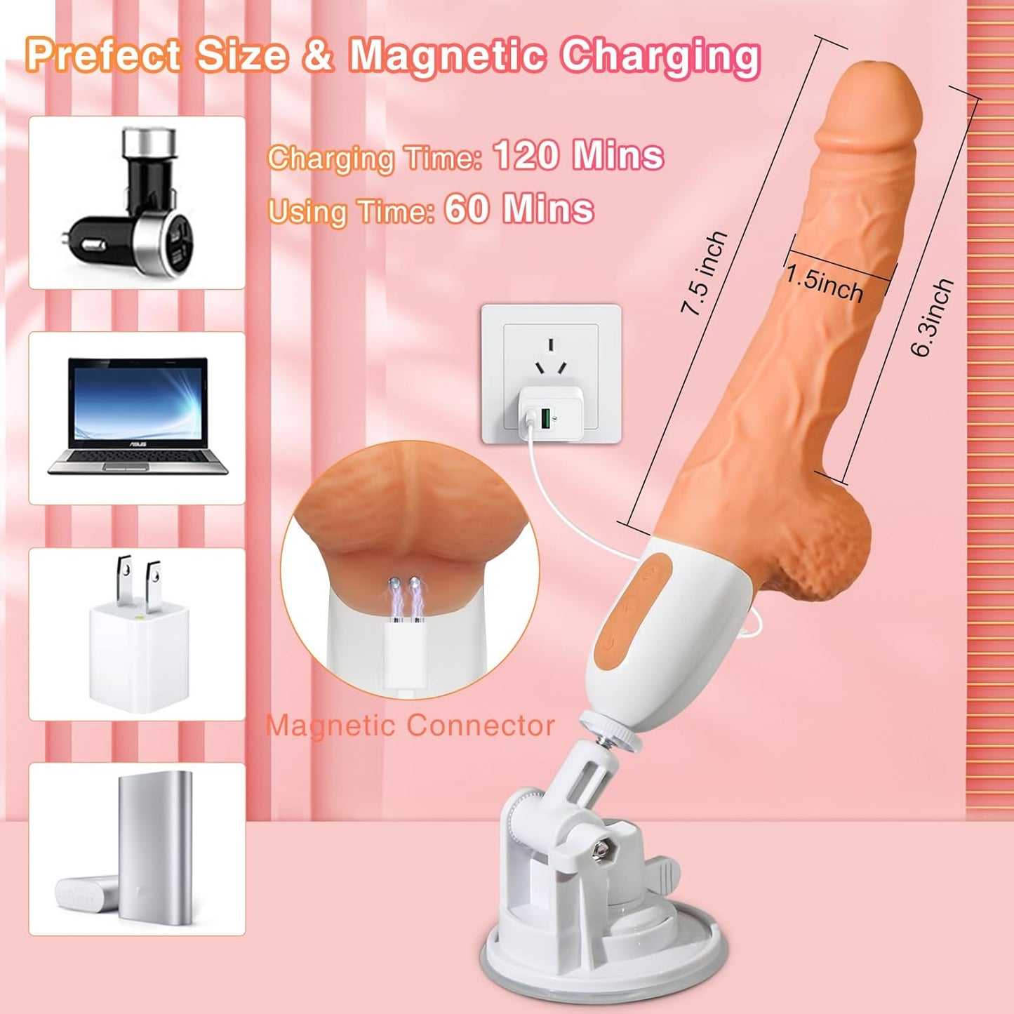 StormMotion Thrusting Dildo Sex Machine