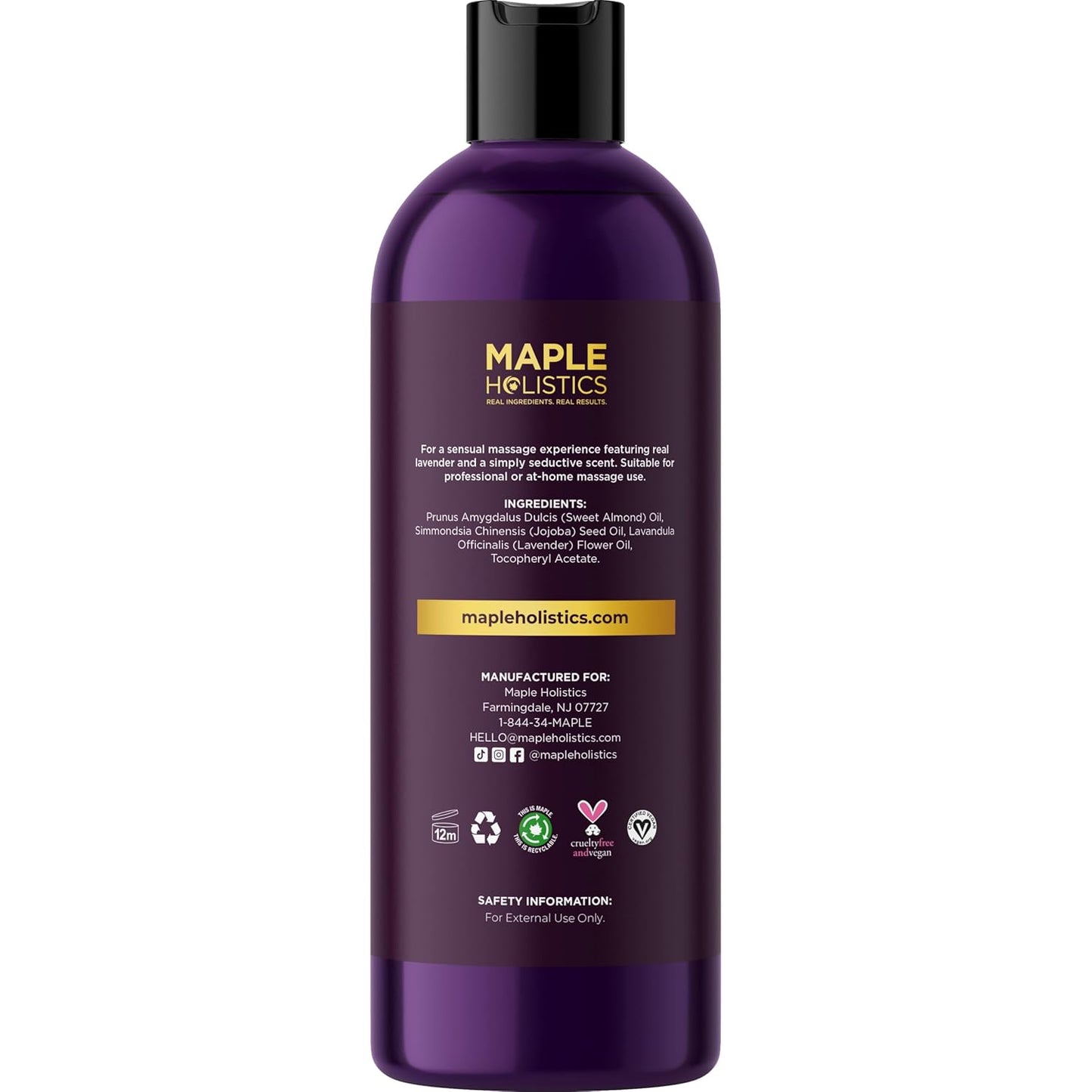 Full Body Sensual Massage Oil for Date Night