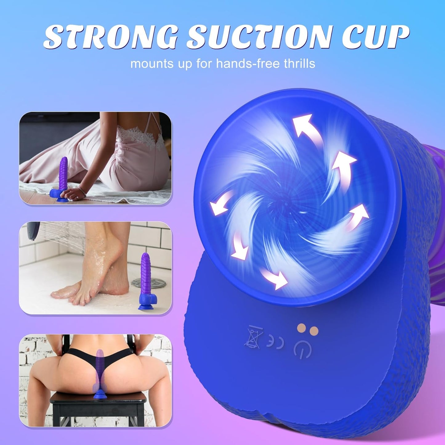 LustWraith Thrusting 8.9" Monster Dildo