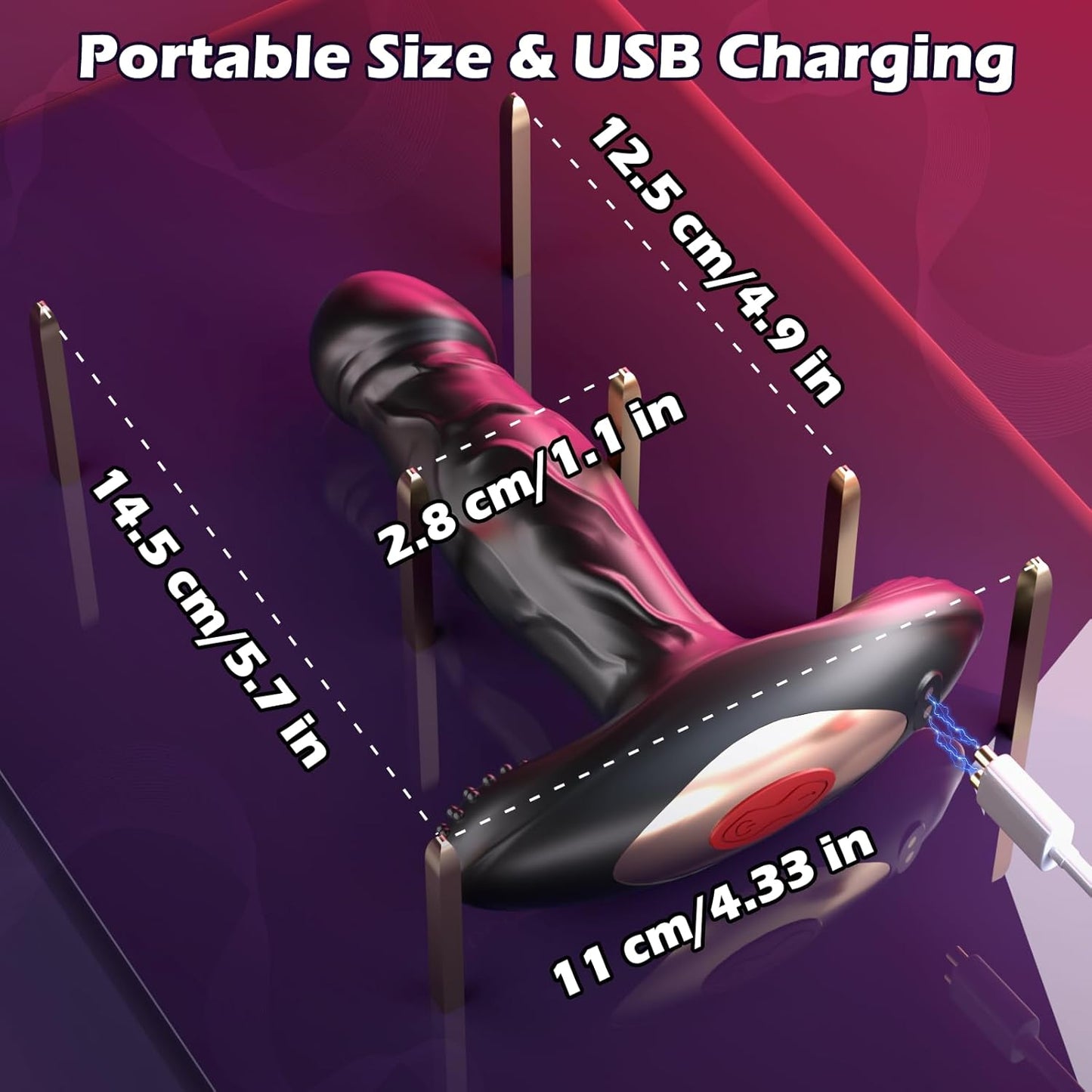 TorqueProbe Prostate Massager Anal Beads Vibrator