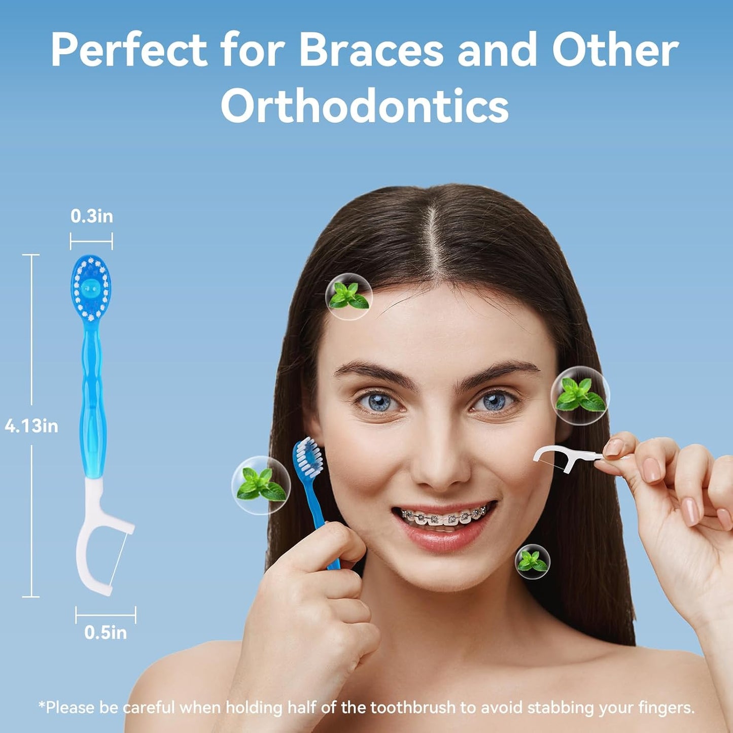 Morning After Pre-Pasted Travel Toothbrush (10 PCs)
