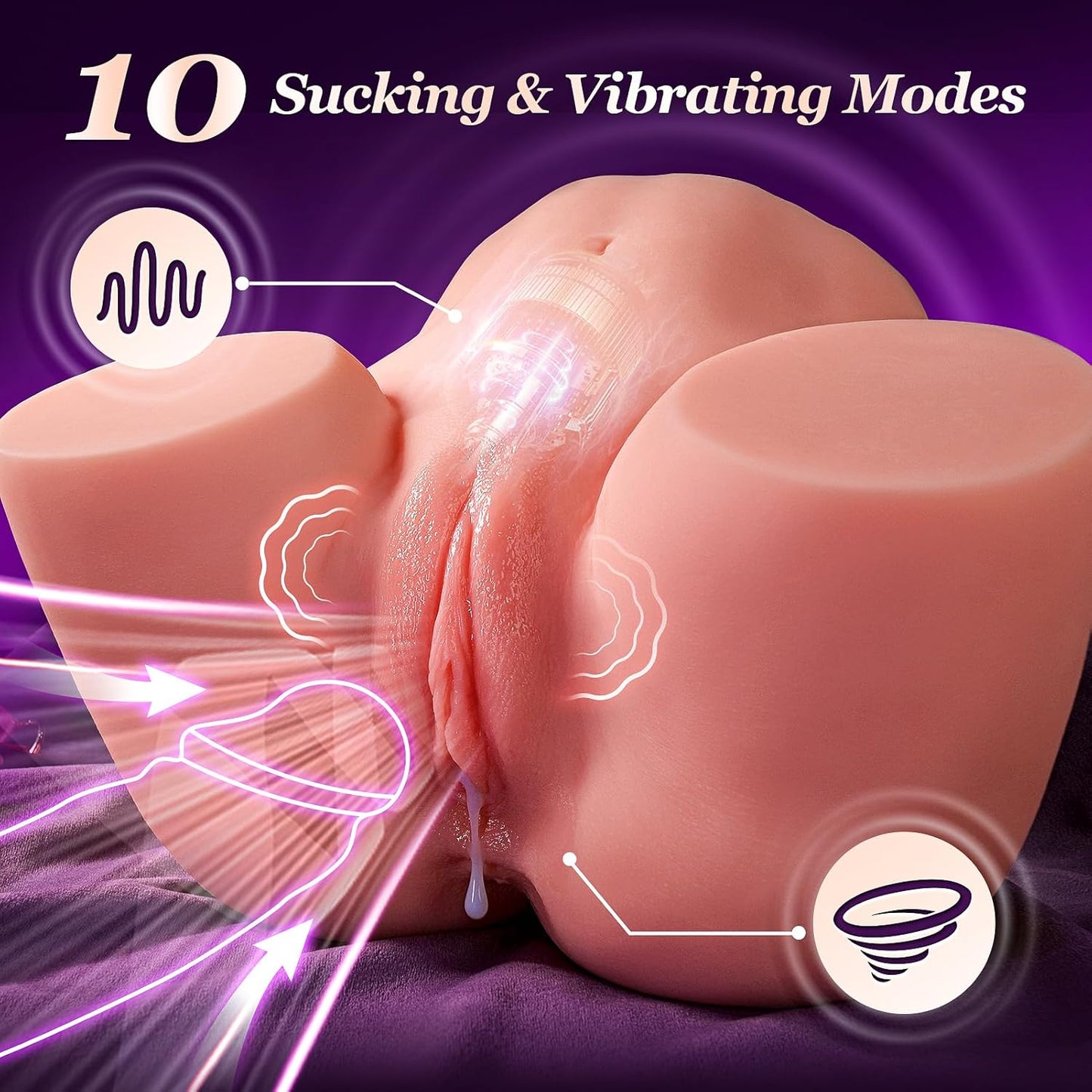 ErosSerenity Sucking & Vibrating Sex Doll