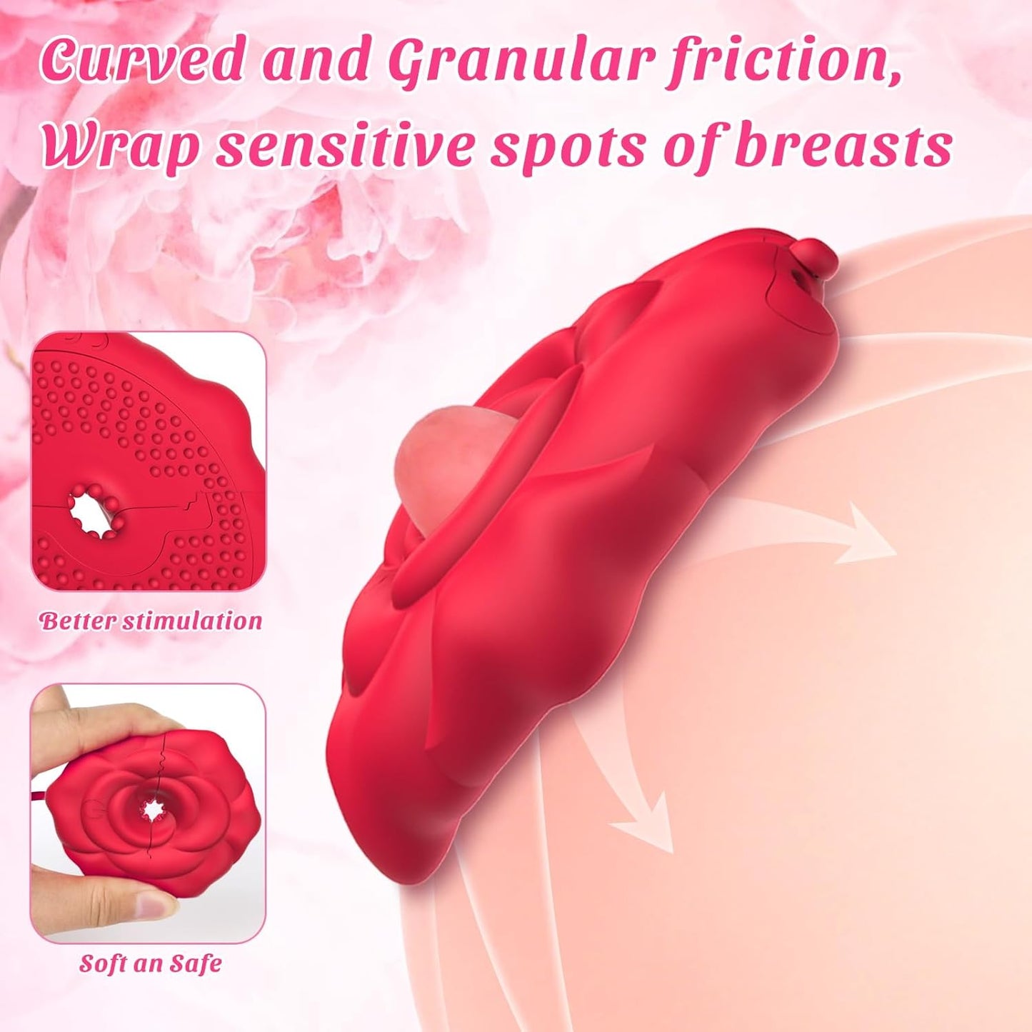 TenderGlow Multi Vibrations Nipple Clamps - SinfulX