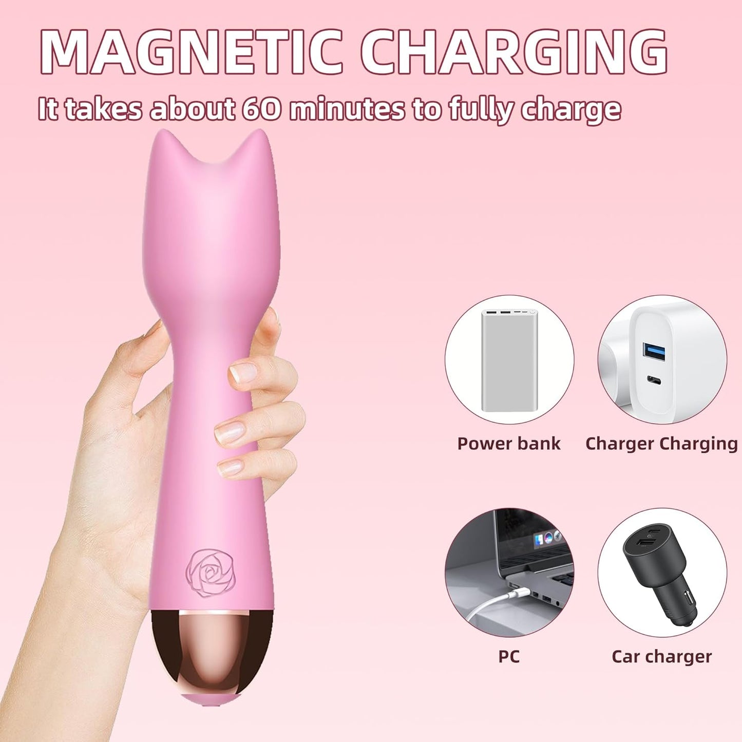 FelineAura Clitoral Wand Vibrator