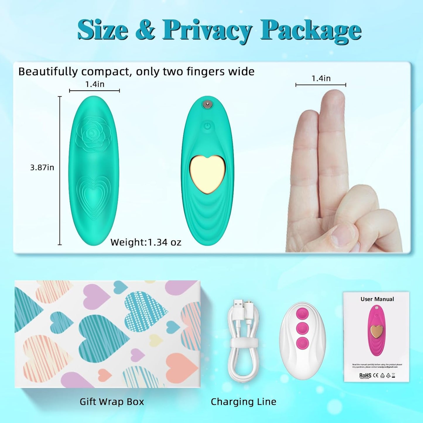 HaloGleam Mini Butterfly Vibrator - SinfulX