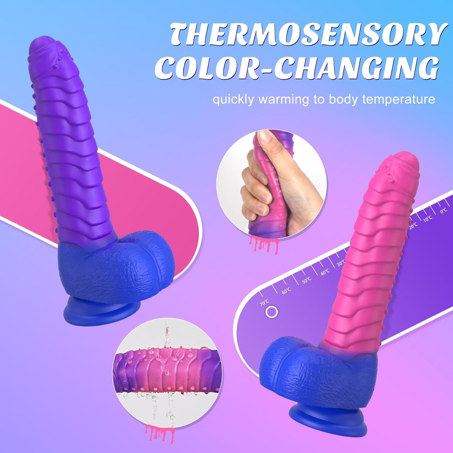 LustWraith Thrusting 8.9" Monster Dildo