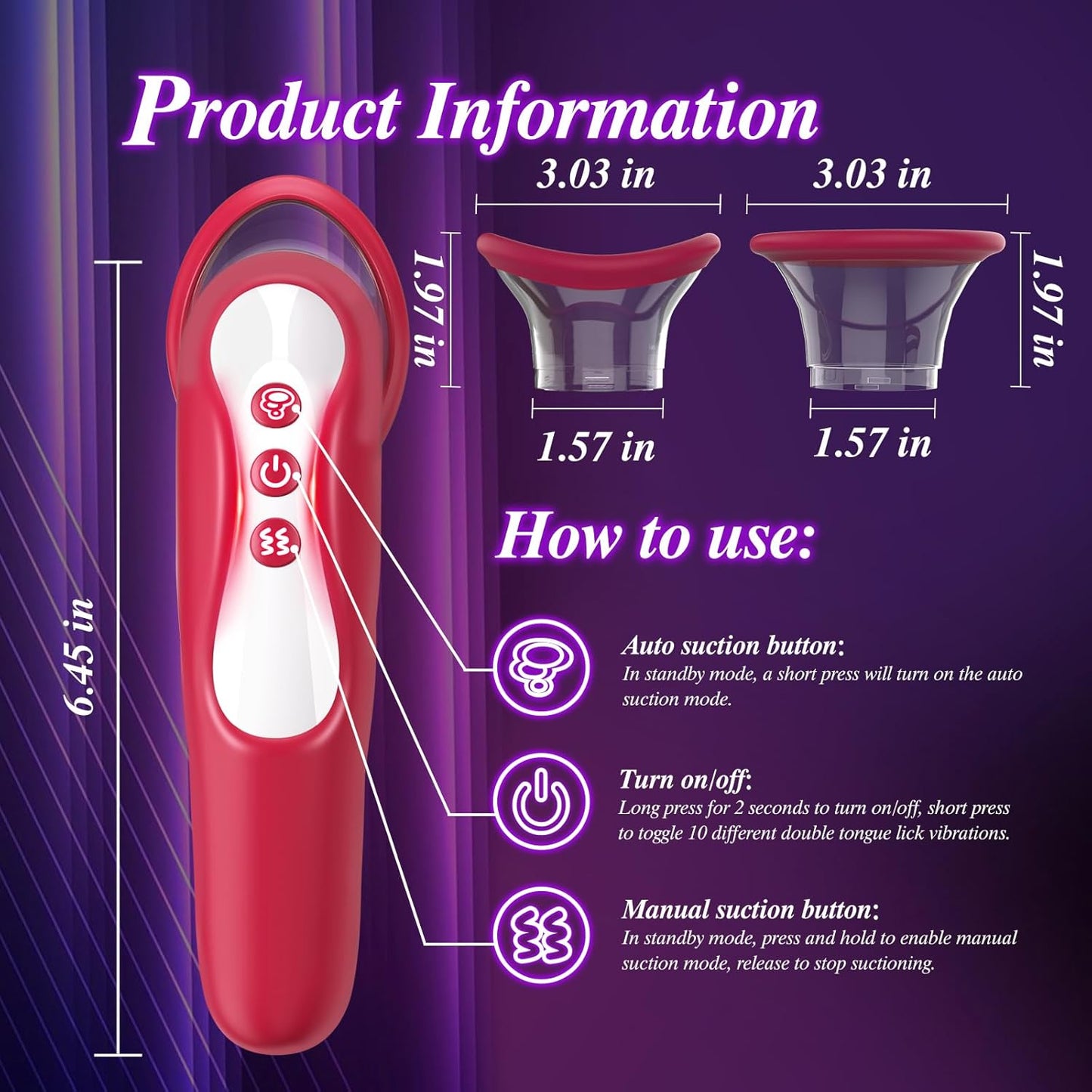 BlissBound Clitoral Sucking Nipple Vibrator