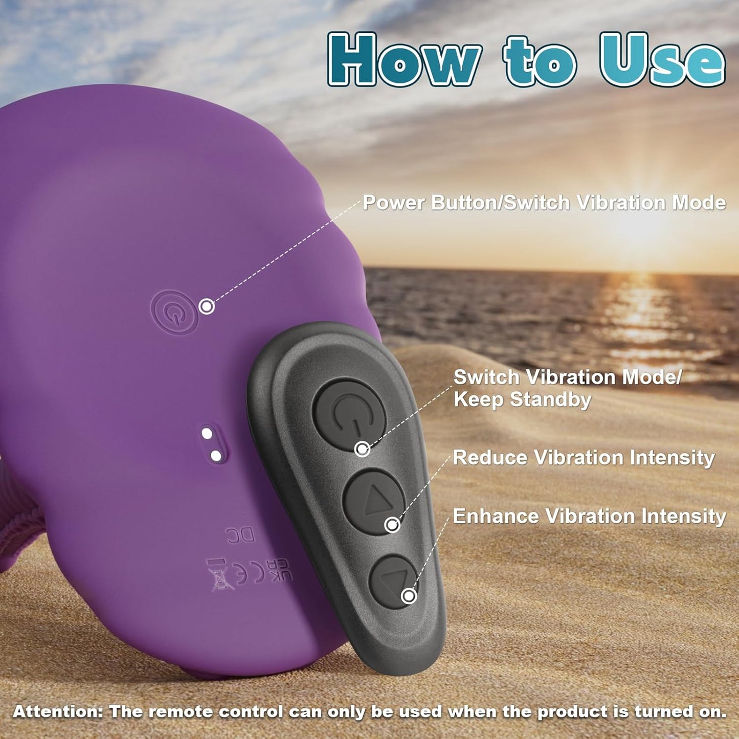 EuphorWave Remote Control Monster Dildo - SinfulX