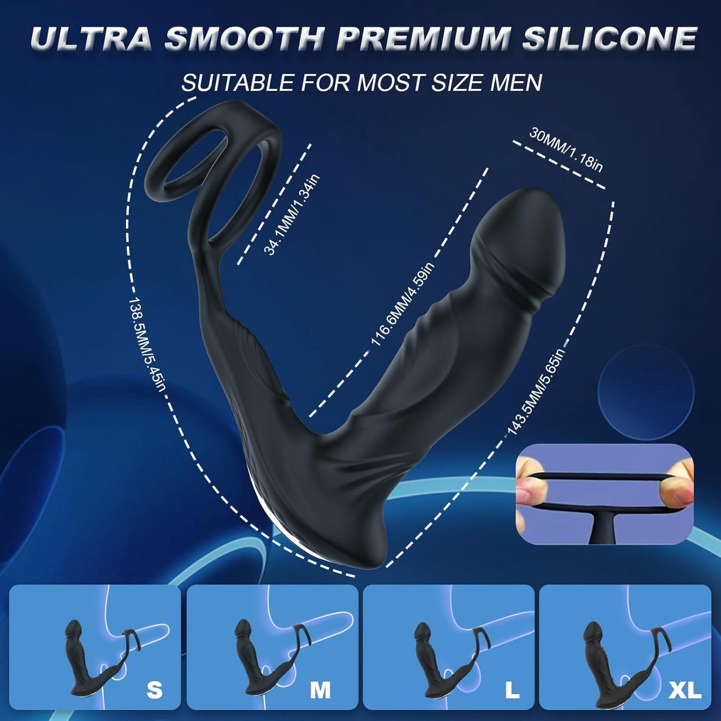 RogueThrust Wiggling Prostate Massager