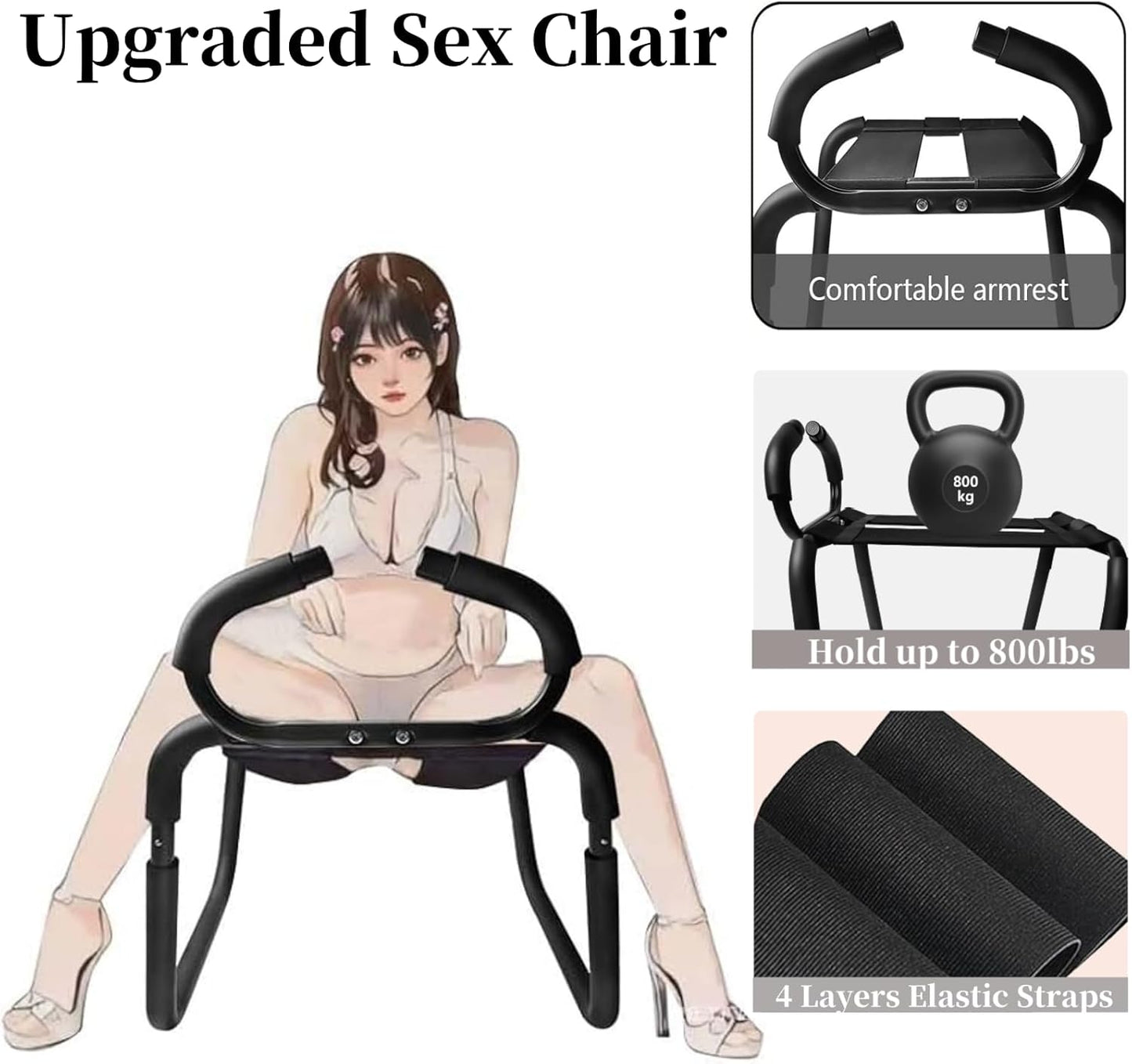 ThrillBounce Sex Chair with Spring Action Kit - SinfulX - Personal Care > Sexual Wellness > Sex Chair