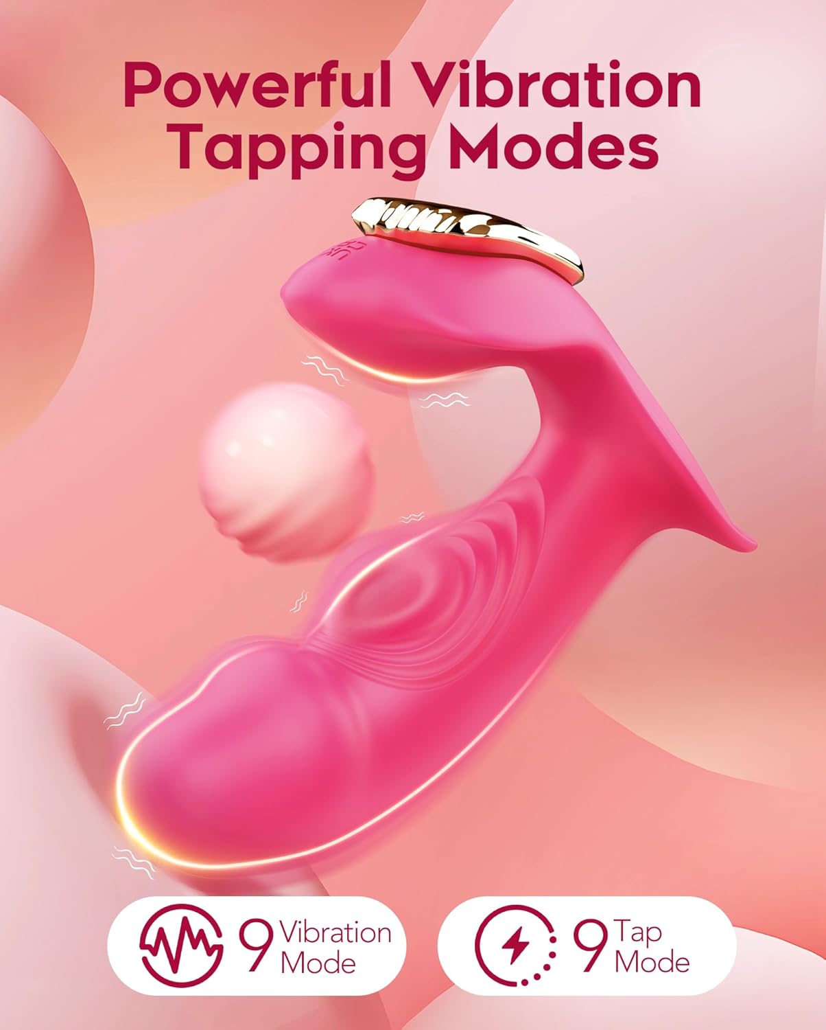 FlickerRose Wearable G-Spot Dildo Vibrator