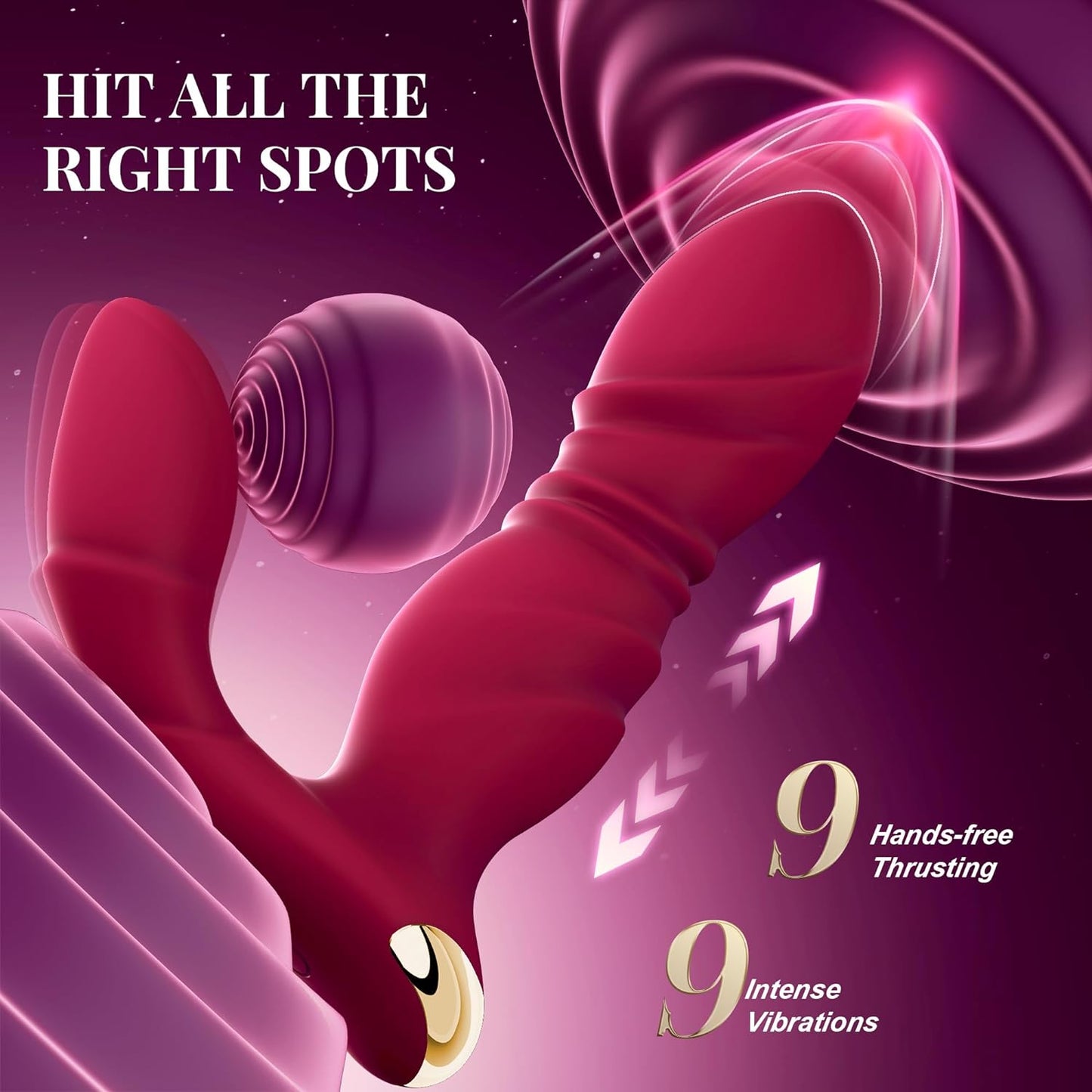 CelestePulse Thrusting Wearable Vibrator