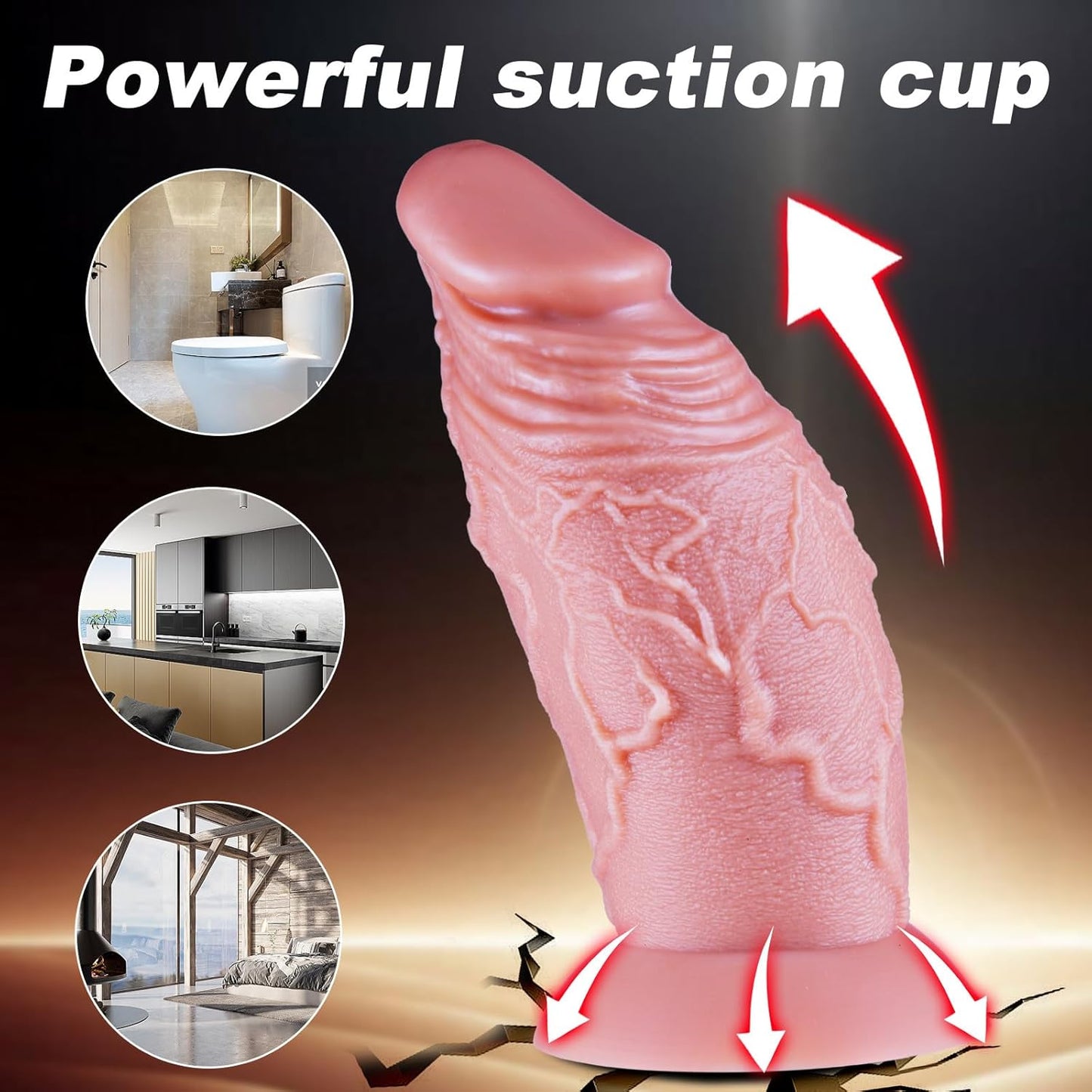 SoftThrob 3.2" Diameter Advanced Dildo