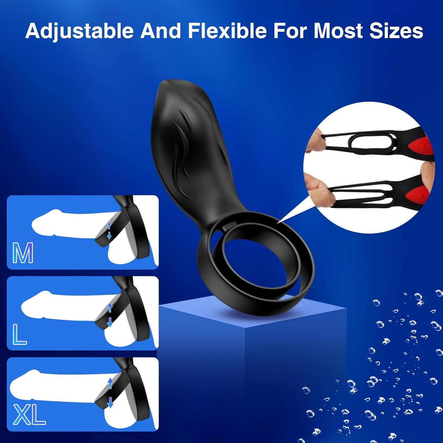PleasureHaven Vibrating Penis Ring Clitoral Stimulator