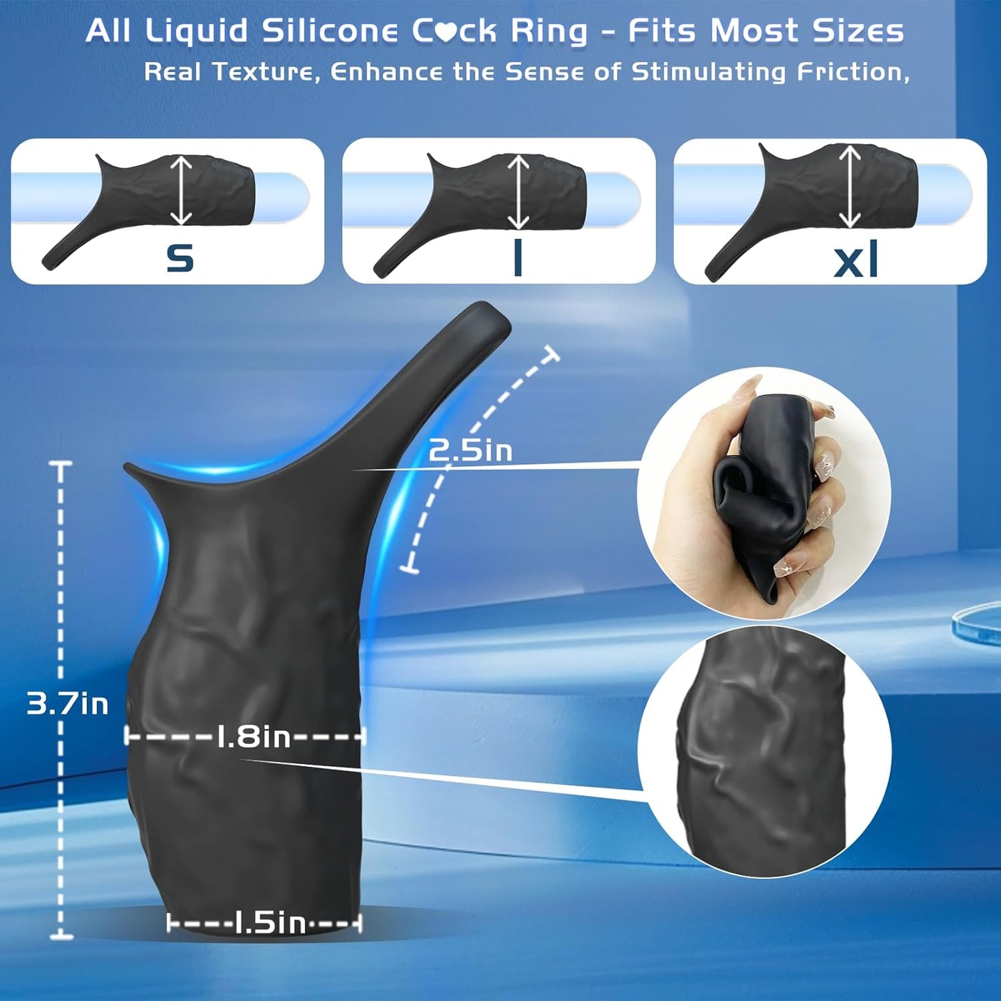 SirenStim Vibrating Penis Sleeve Cock Ring