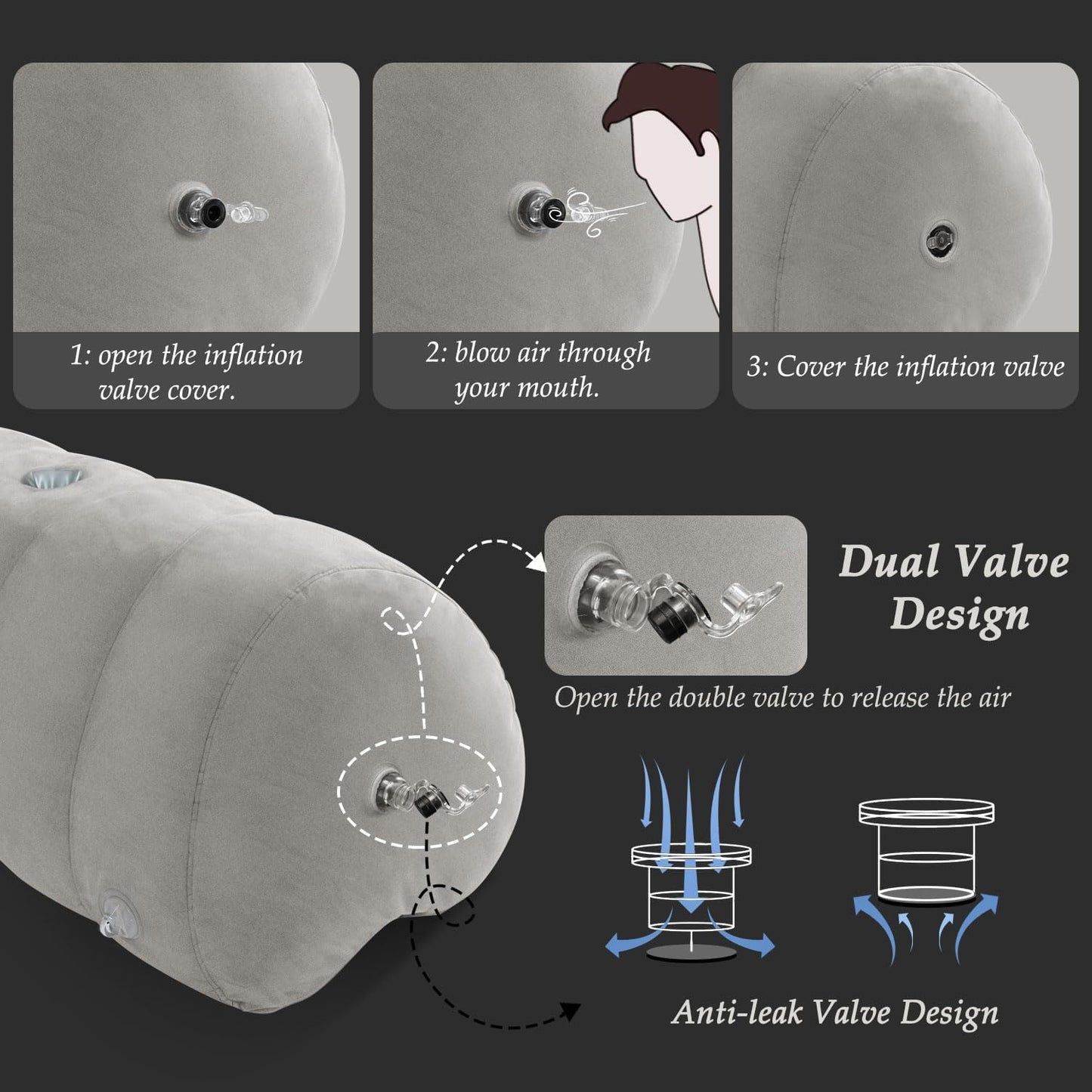SatinPulse Sex Pillow Cuffs Set