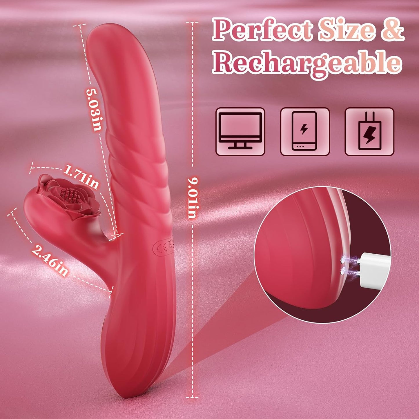 ThrustMate 2-in-1 Clitoral & G-Spot Vibrator
