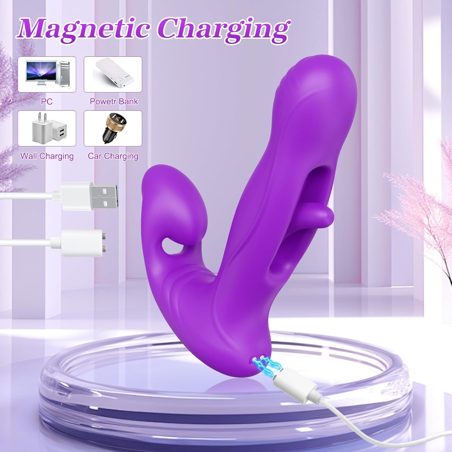 OnyxRipple Wearable Remote Control Flapping Vibrator