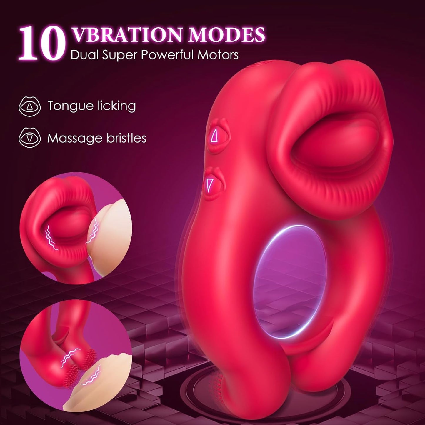PulseBand Vibrating Clit Stimulation Cock Ring