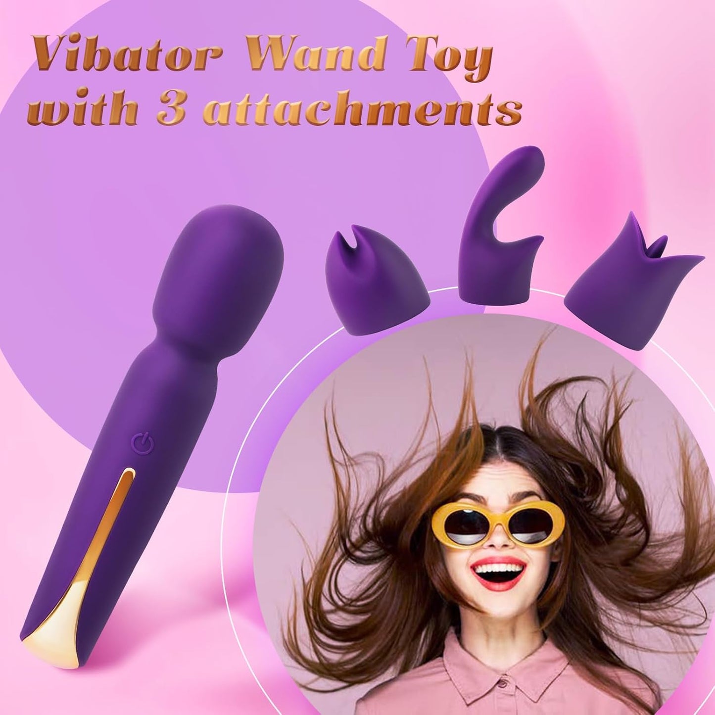 RadiantTide Clitoral Wand Vibrator Kit