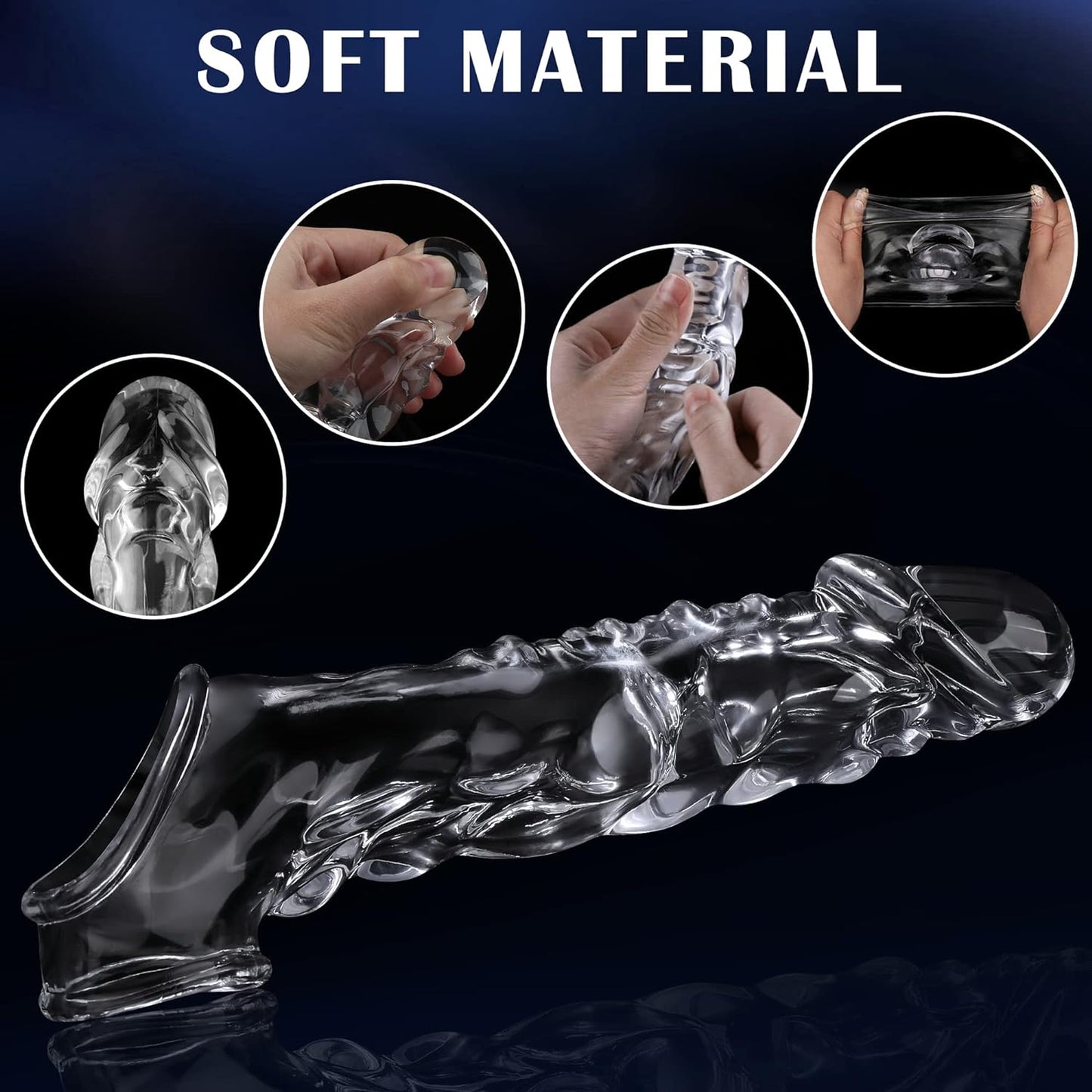 SavageTide Vibrating Penis Sleeve Extender