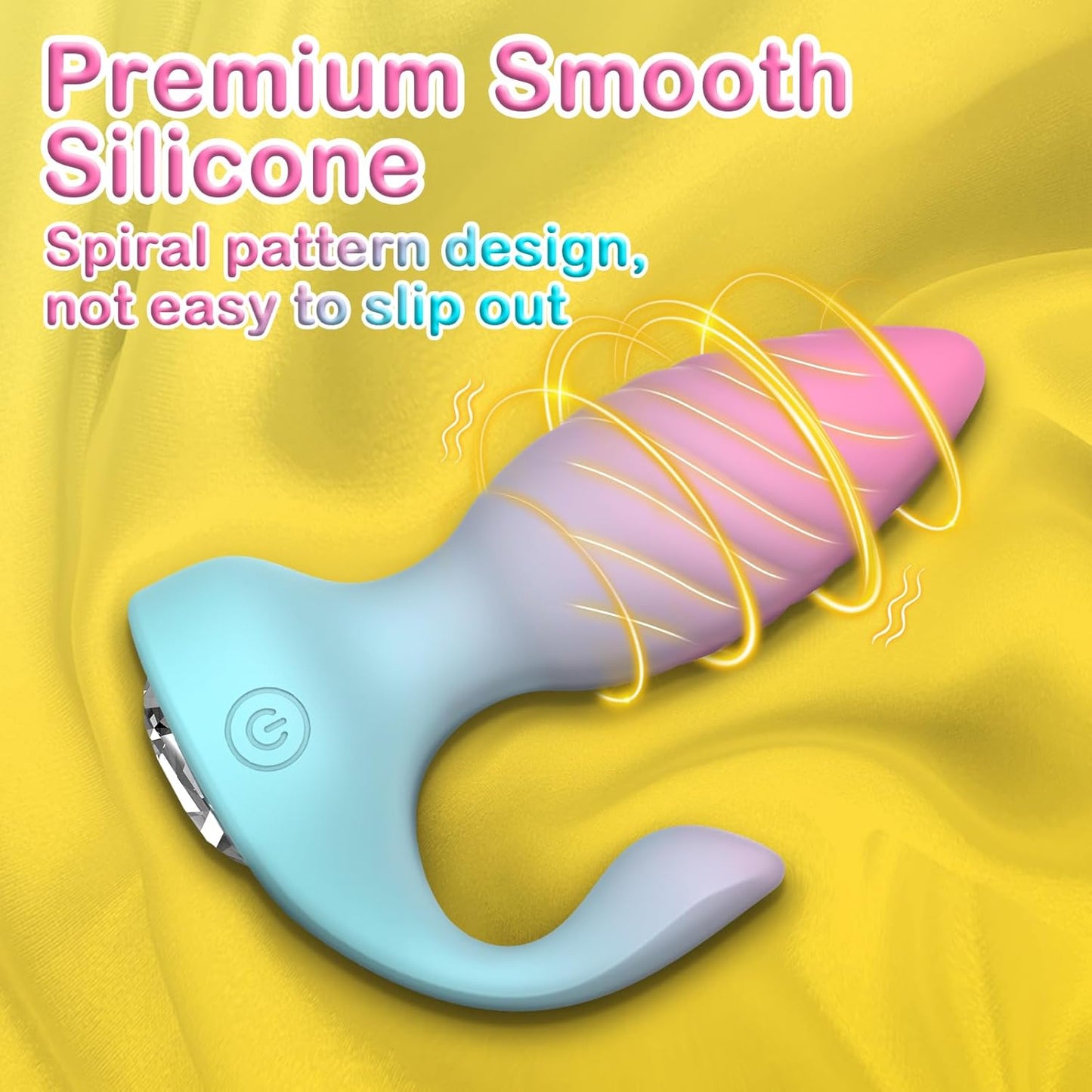 BlushEcho Remote Control Butt Plug Vibrator