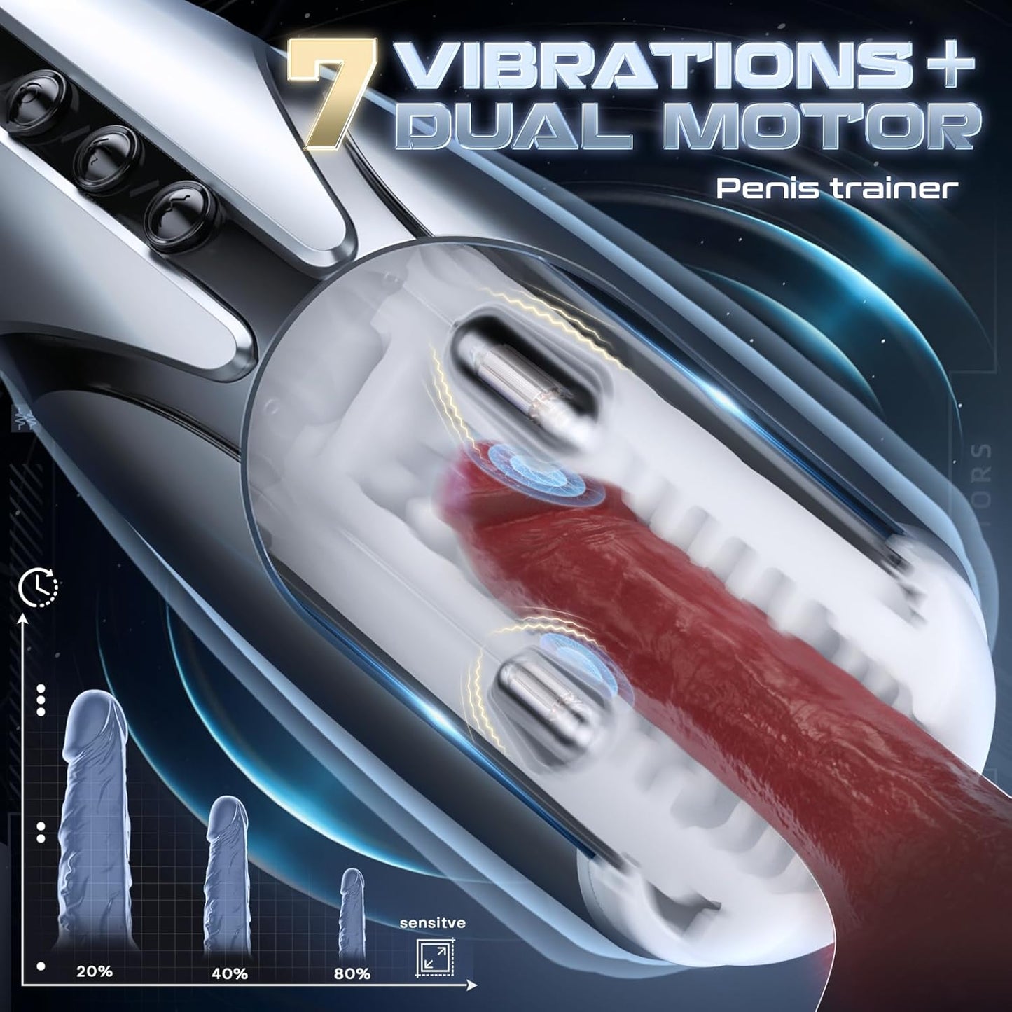 VelourHalo Automatic Male Masturbator