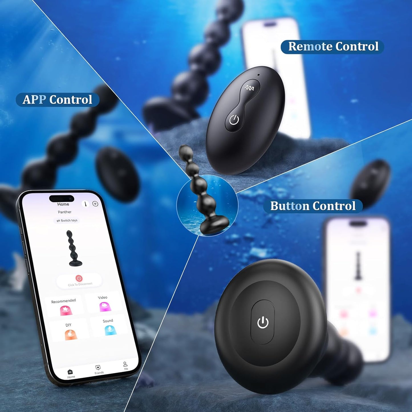 LumeWhisper 360° Long Rotating Vibrating Butt Plug