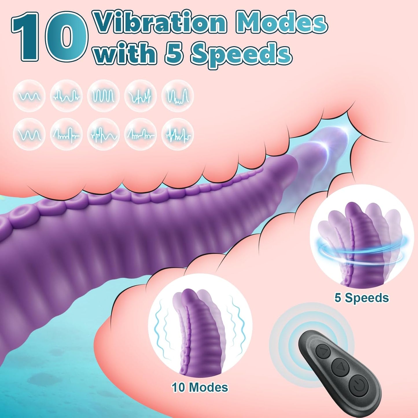 EuphorWave Remote Control Monster Dildo - SinfulX