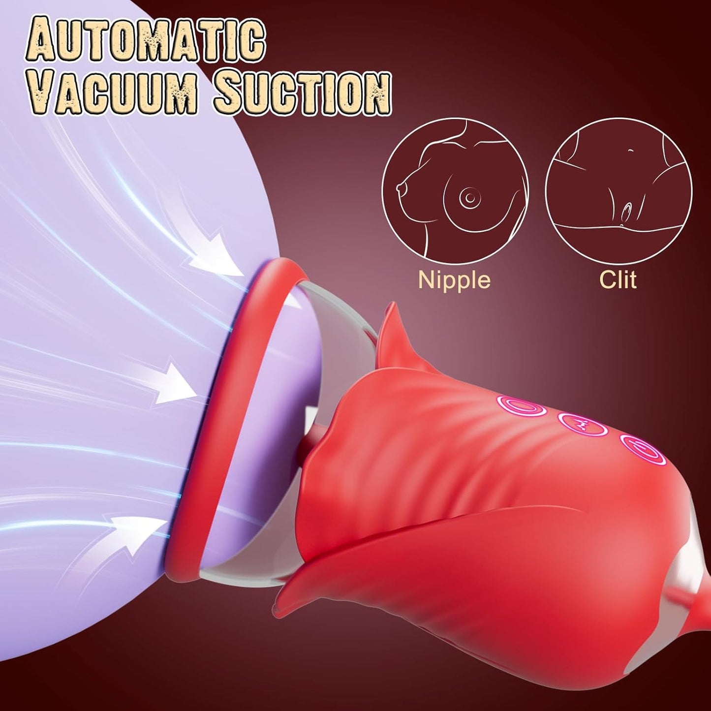 BloomLocks Multi Stimulation Clitoris Sucking Vibrator