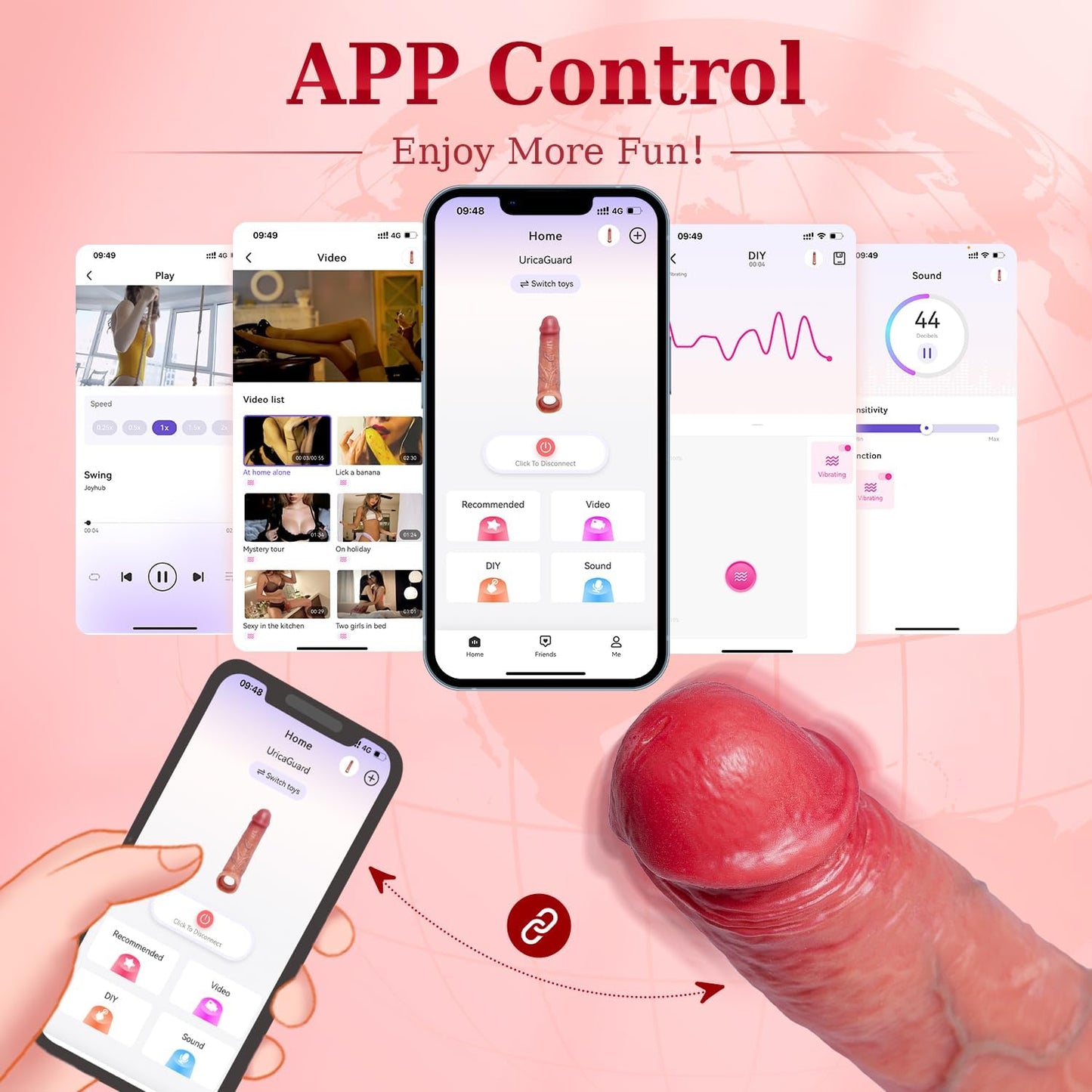 VibratingEuphoria Penis Sleeve Massager