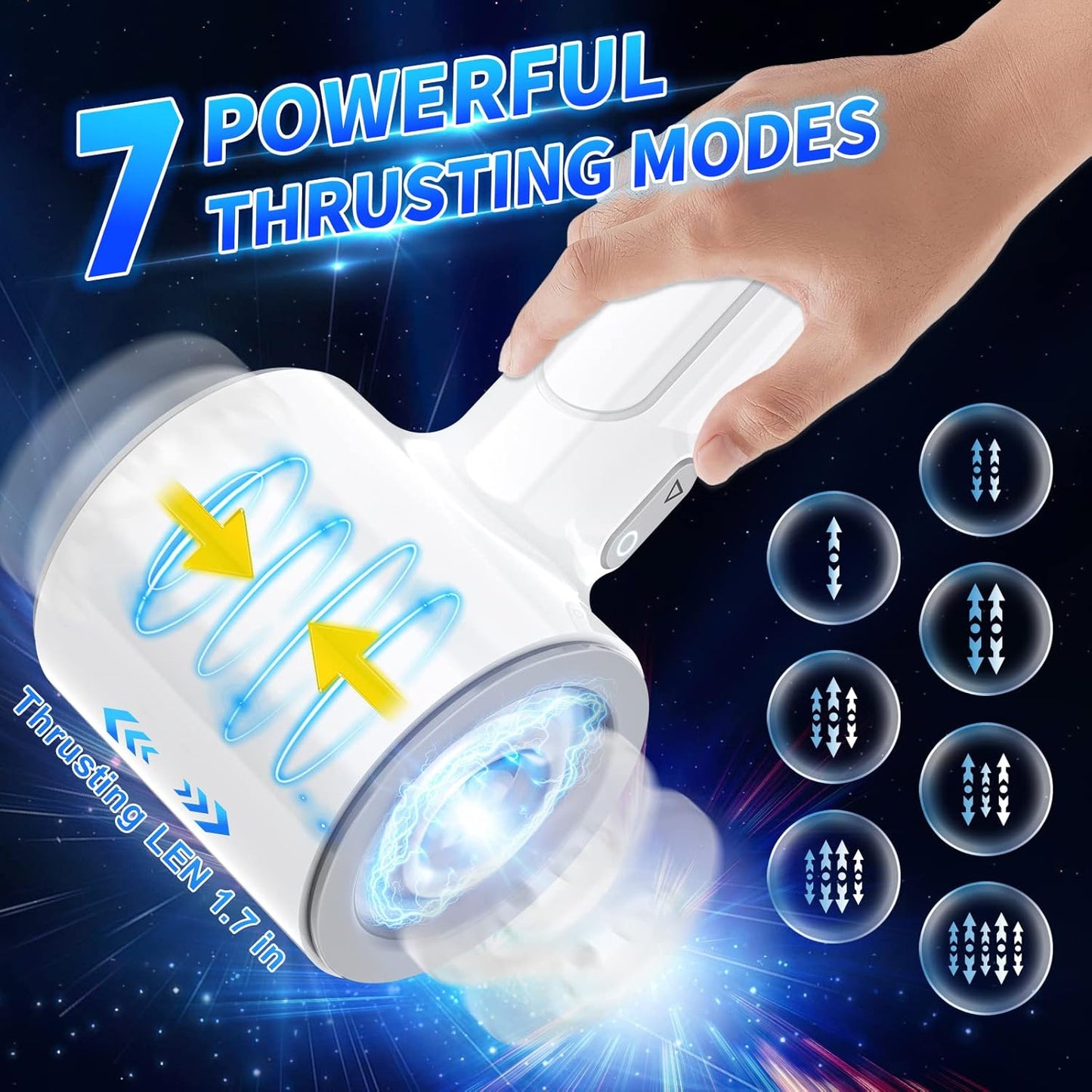 PleasureArc Automatic Thrusting Training Male Masturbator - SinfulX