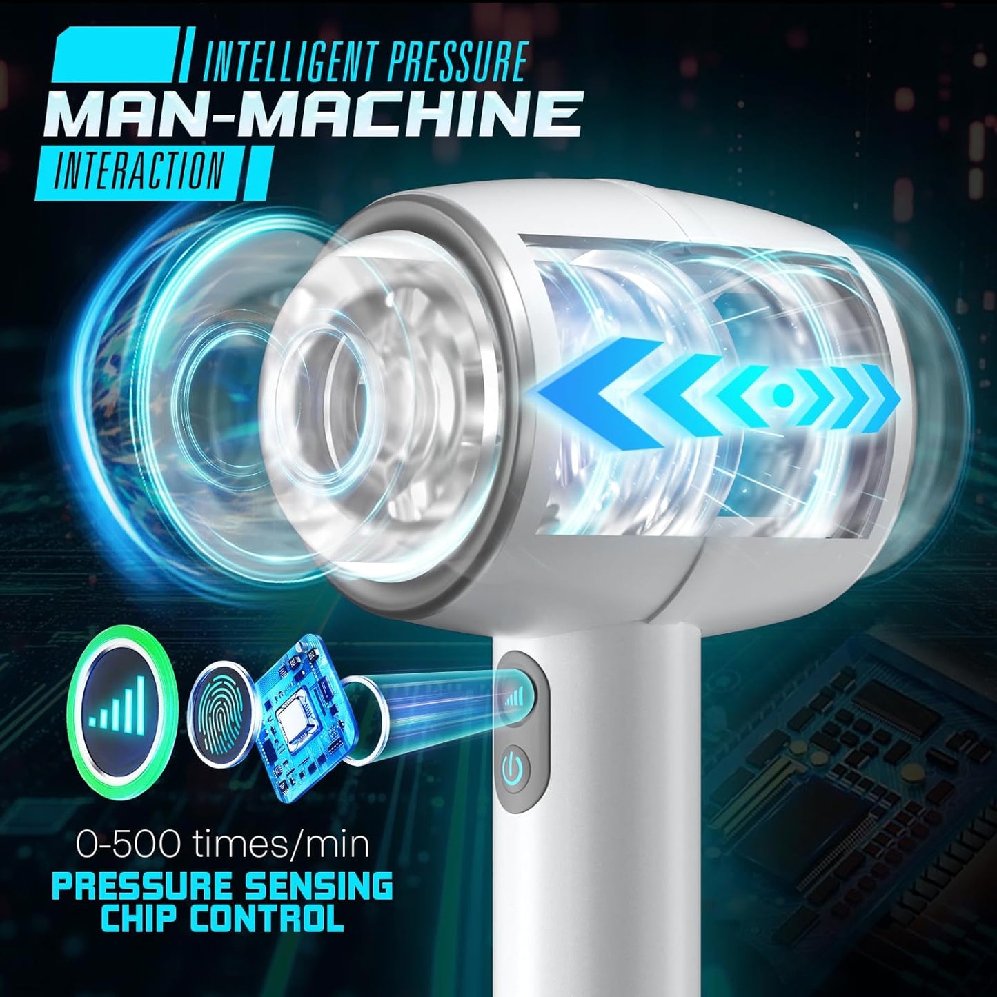 MonarchRage Automatic Thrusting Male Masturbator - SinfulX