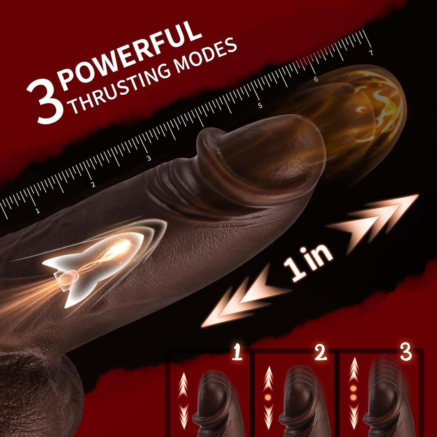 CelestPlug 9.4" Monster Thick Thrusting Dildo - SinfulX