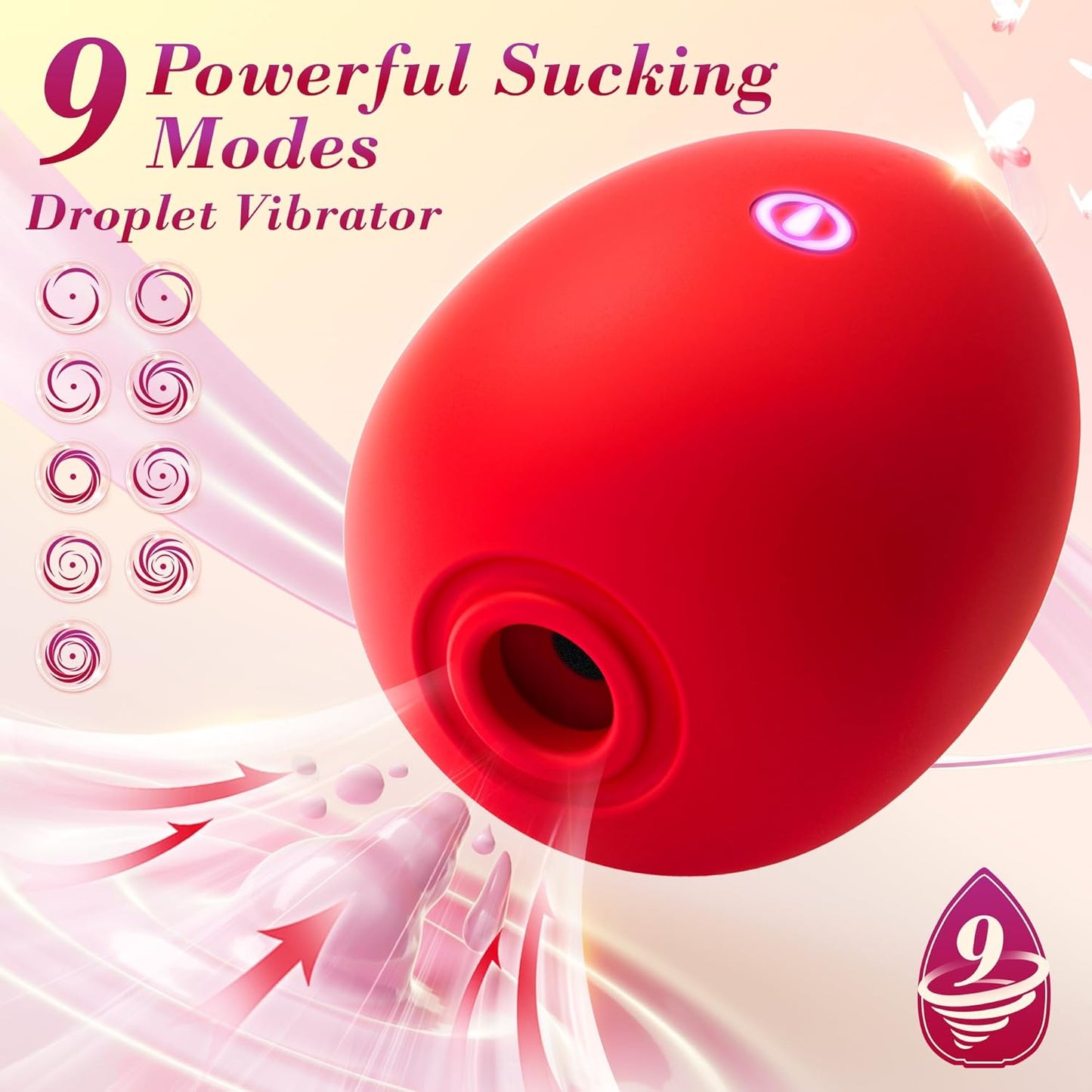 VelourHaven Egg-Shaped Sucking Vibrator
