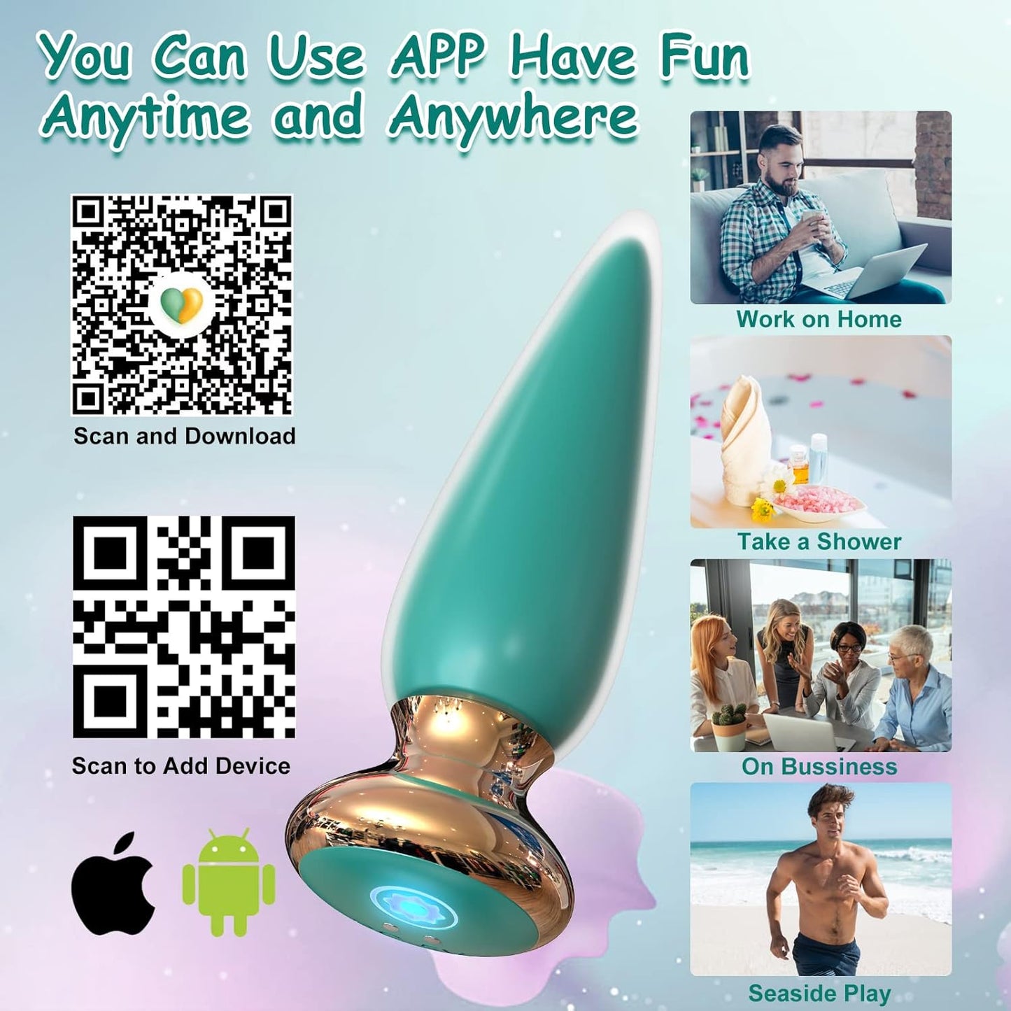 TenderRush Remote Control Anal Vibrator