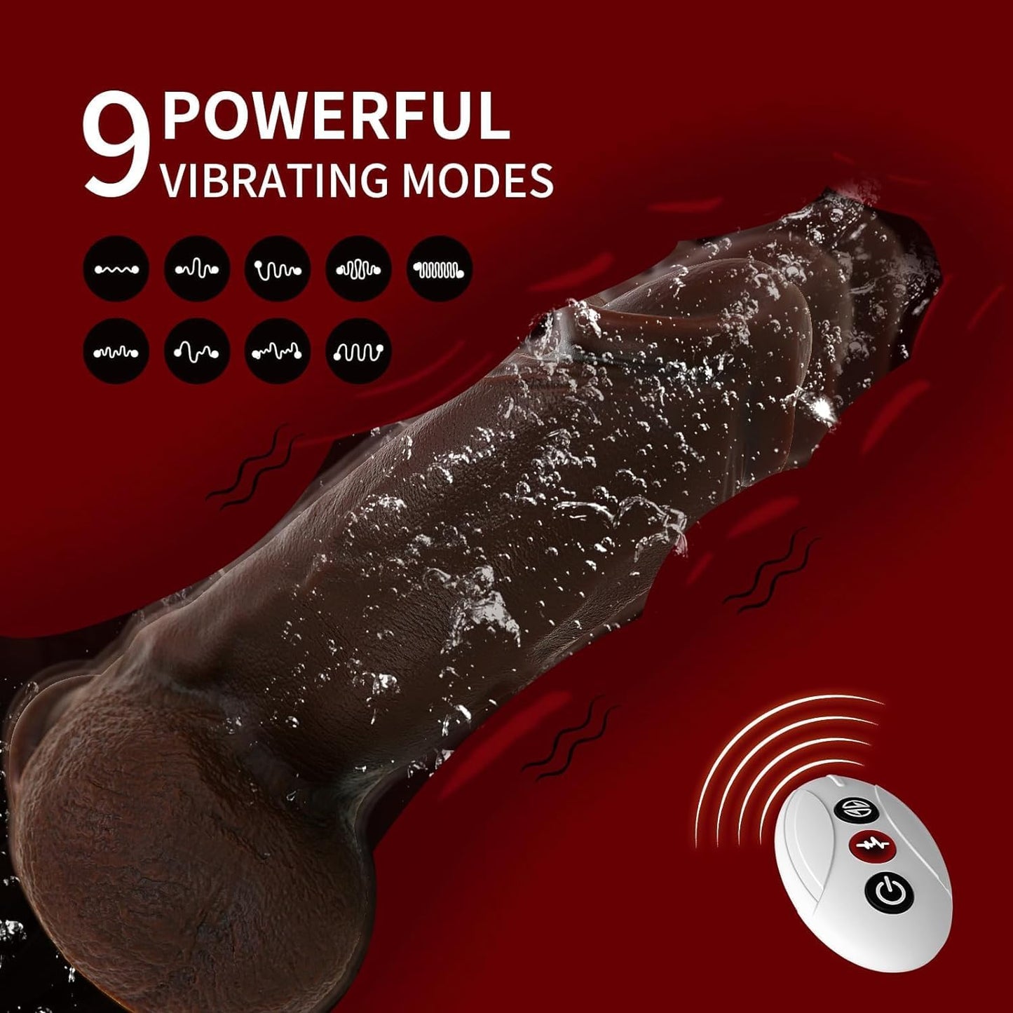 CelestPlug 9.4" Monster Thick Thrusting Dildo - SinfulX