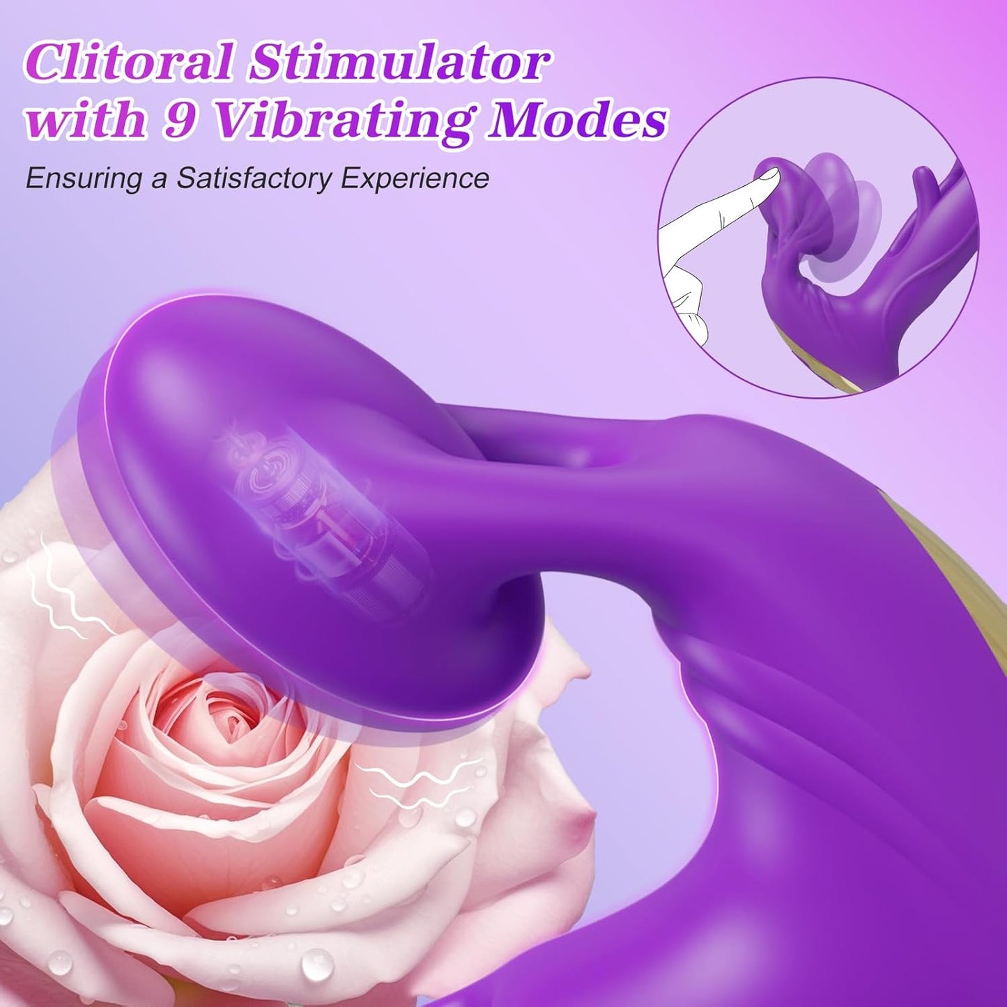 OnyxRipple Wearable Remote Control Flapping Vibrator