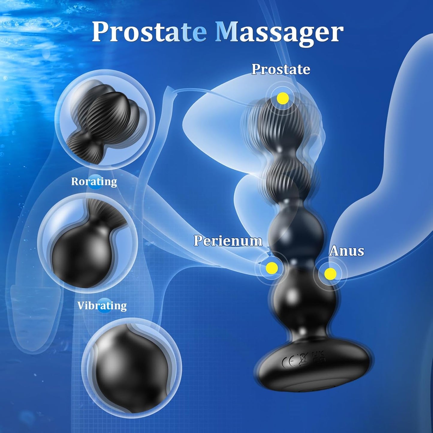 LumeWhisper 360° Long Rotating Vibrating Butt Plug