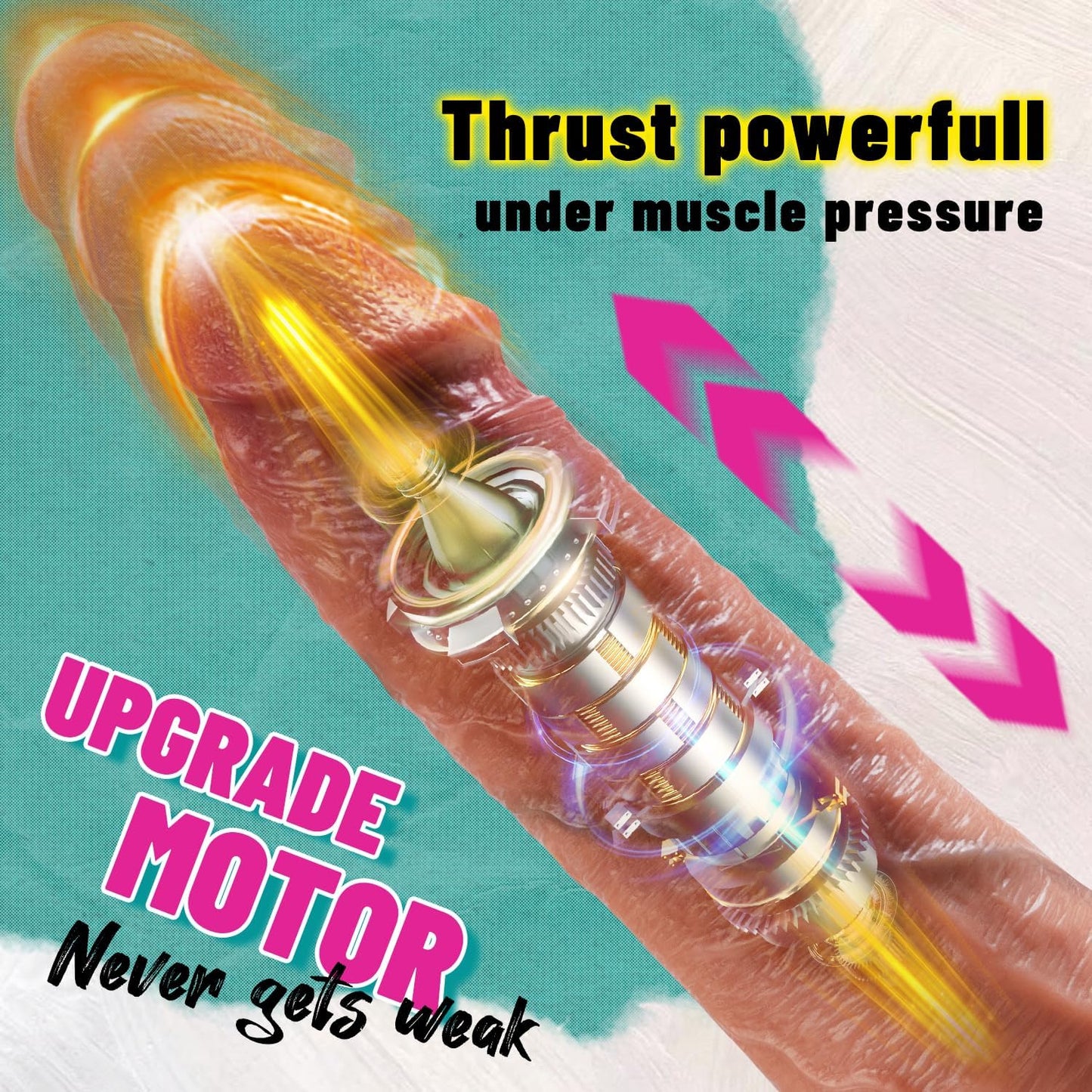 PrimeThrust 10.43" Huge Dildo Vibrator