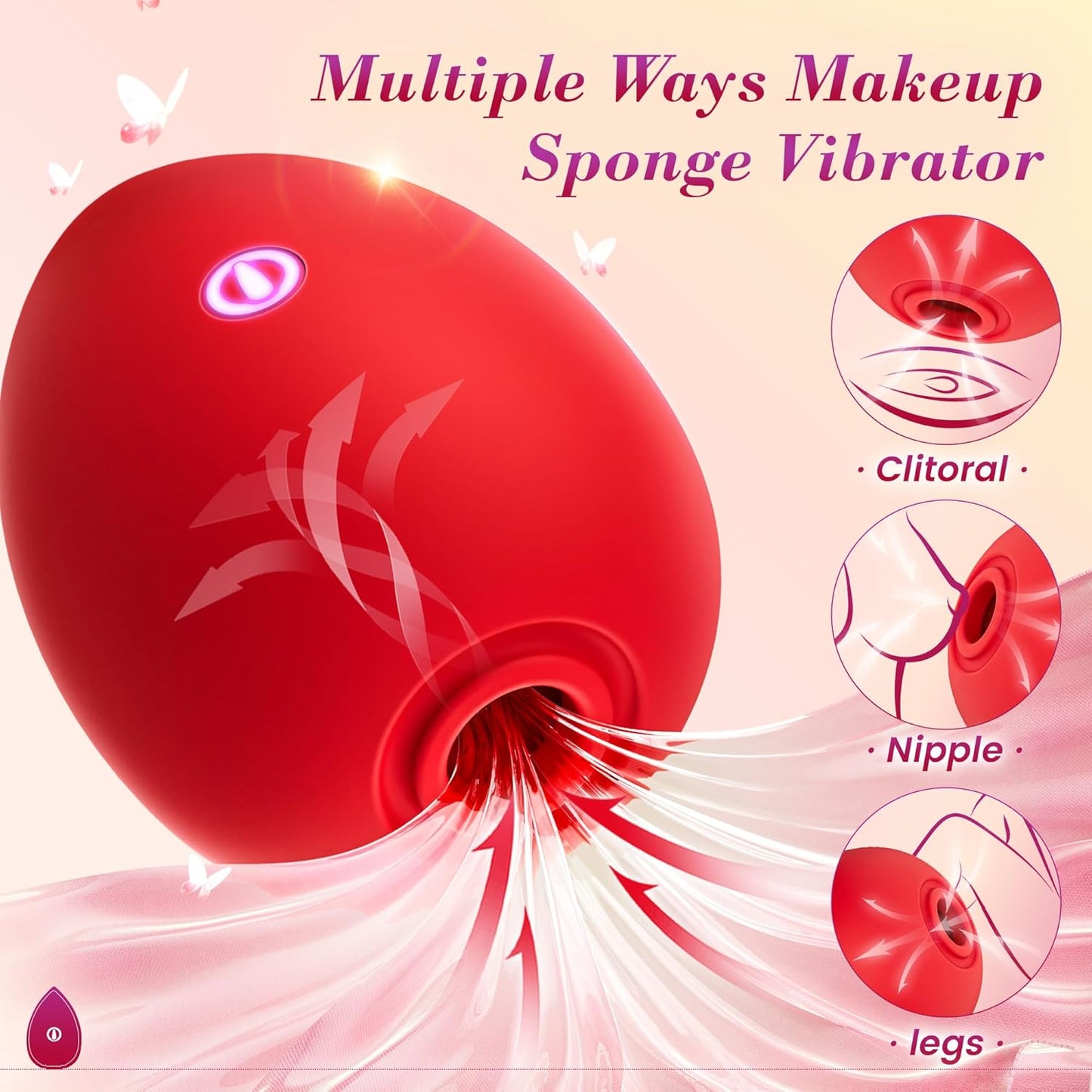 VelourHaven Egg-Shaped Sucking Vibrator