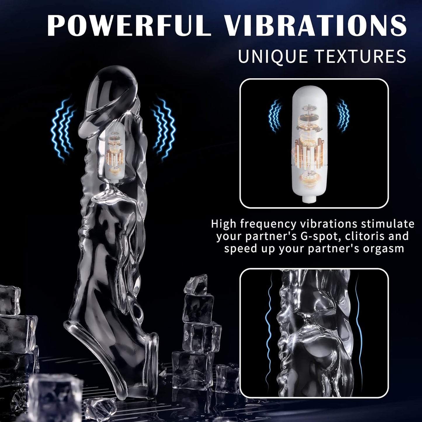 SavageTide Vibrating Penis Sleeve Extender