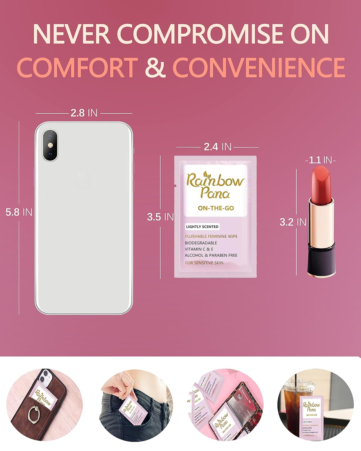 Morning After Ph Balanced Feminine Wipes (120Pcs)