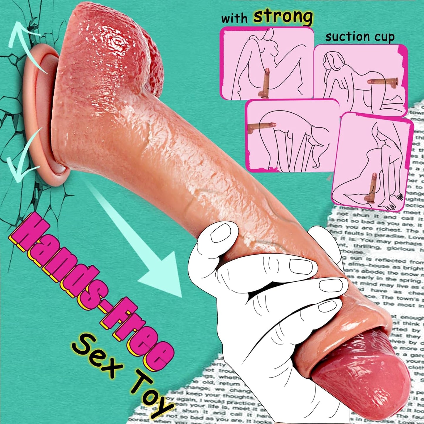 TitanRipple Movable Foreskin Dildo
